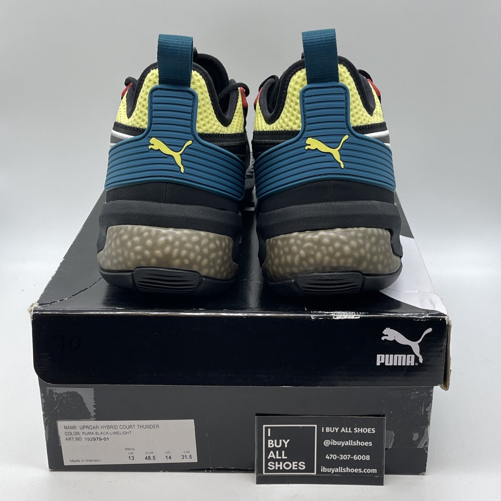 Size 14 - Puma Uproar Hybrid Spectra Black Marvin Bagley Exclusive (192979-01)