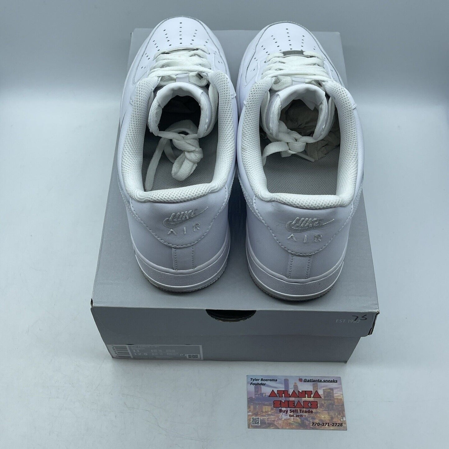 Size 11 - Nike Air Force 1 '07 Low Triple White Leather (CW2288-111)