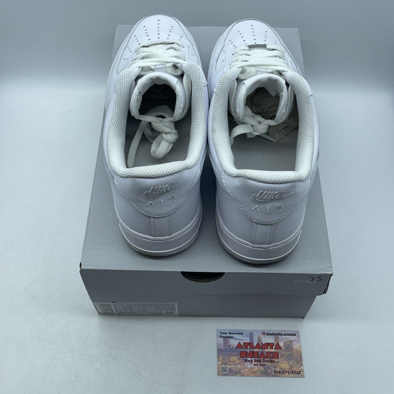 Size 11 - Nike Air Force 1 '07 Low Triple White Leather (CW2288-111)