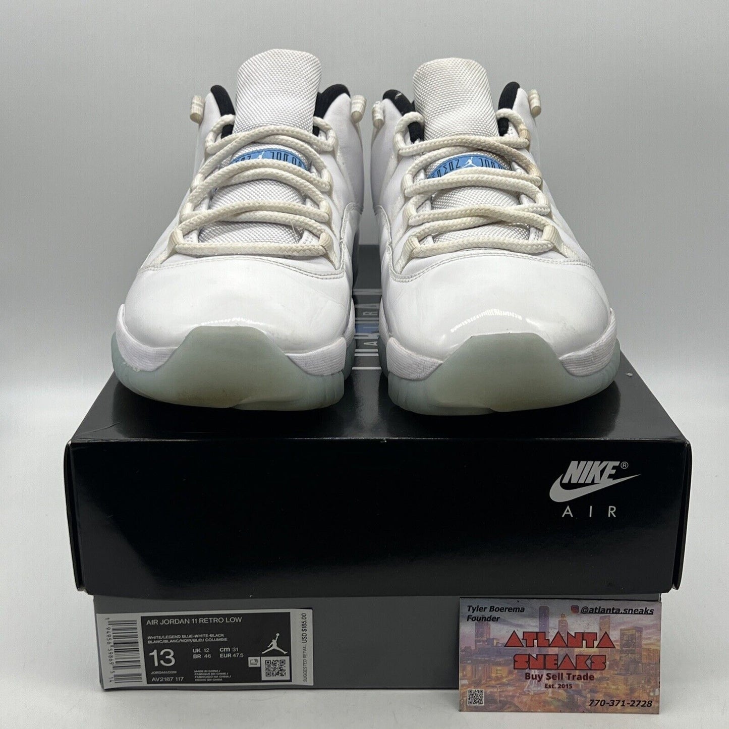 Size 13 - Jordan 11 Retro Low Legend Blue Leather (AV2187-117)