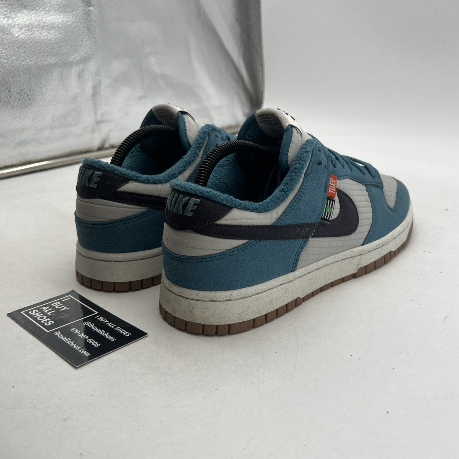 Size 9 - Nike Dunk Low SE Next Nature Rift Blue/Gray Fog/Sail/Cave Purple