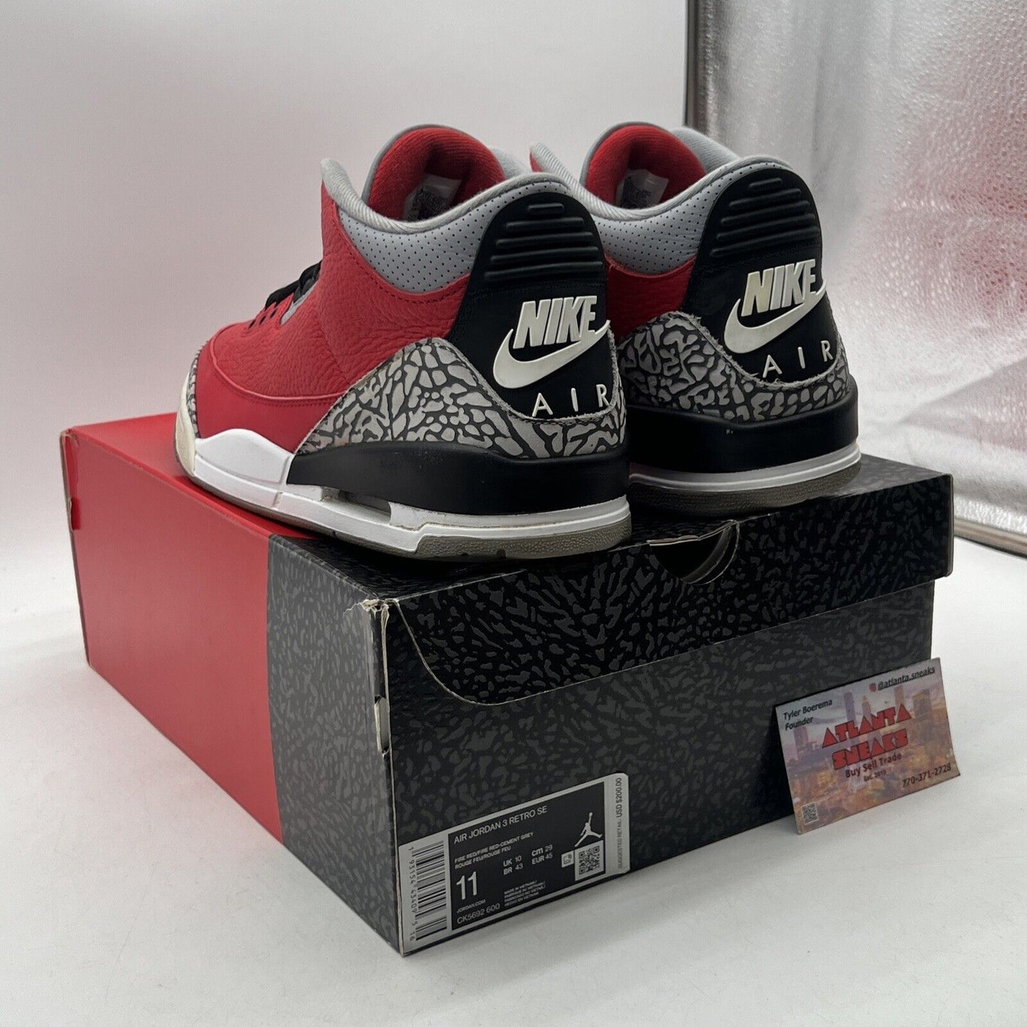 Size 11 - Jordan 3 Retro SE Mid Unite Black Grey Leather (CK5692-600)