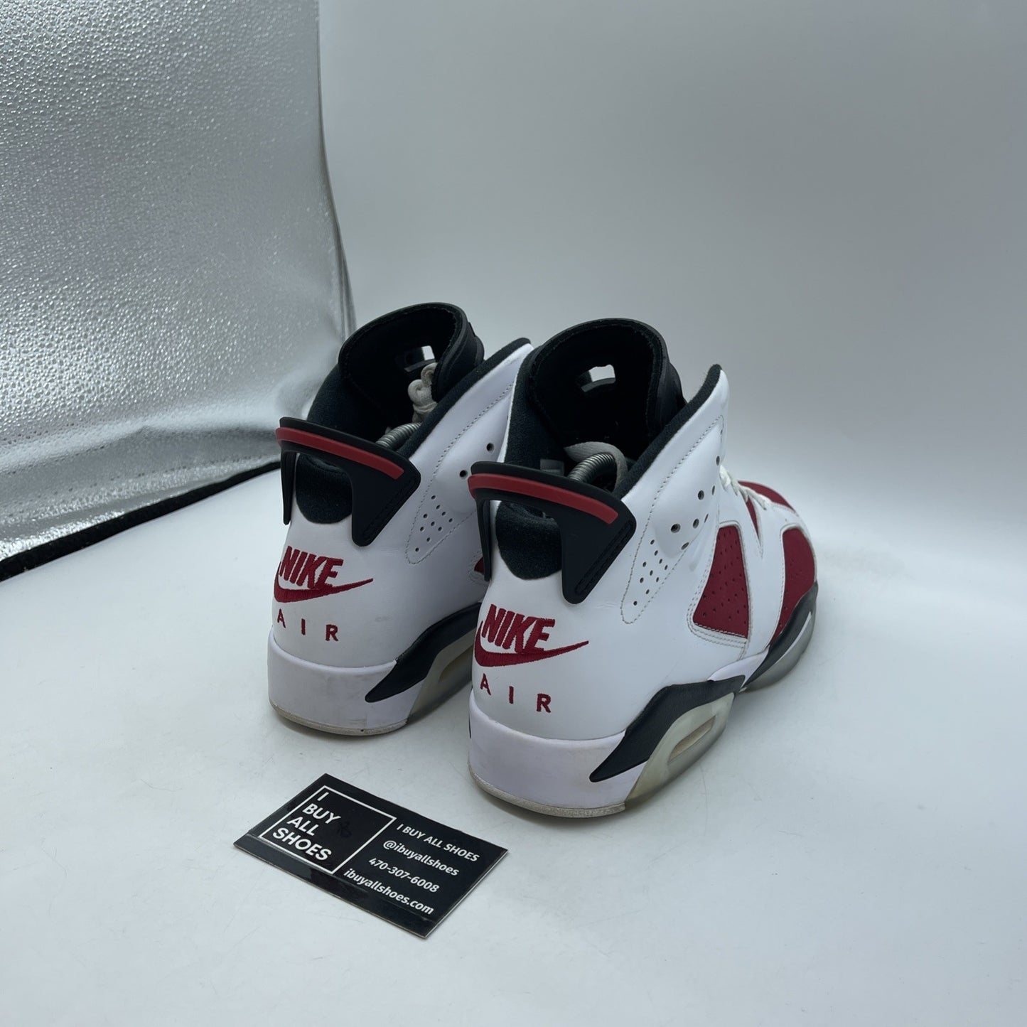 Size 8.5 - Jordan 6 Retro OG Mid Carmine White Red Leather Suede (CT8529-106)