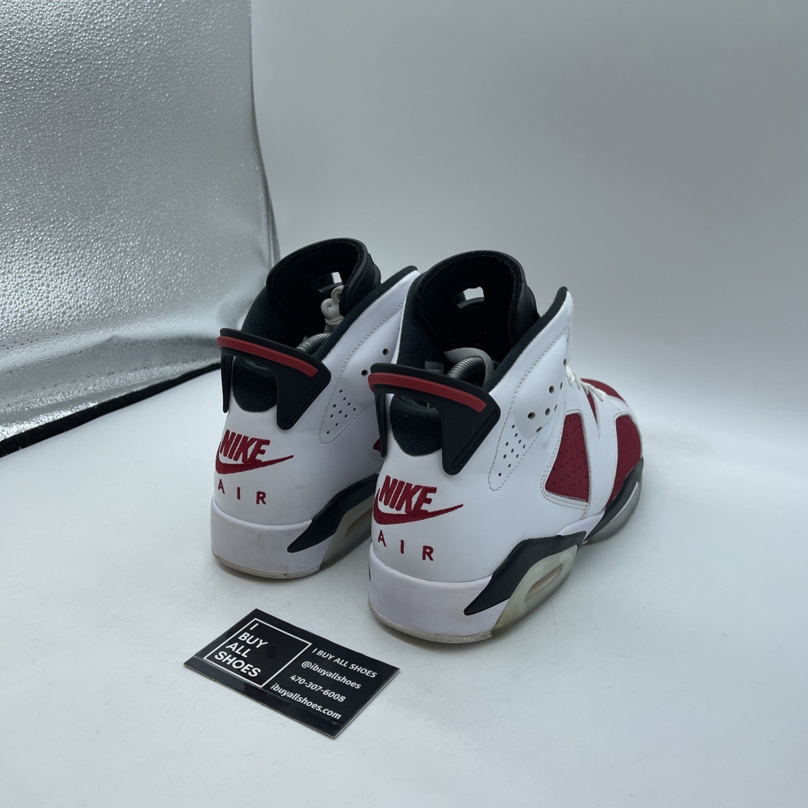 Size 8.5 - Jordan 6 Retro OG Mid Carmine White Red Leather Suede (CT8529-106)