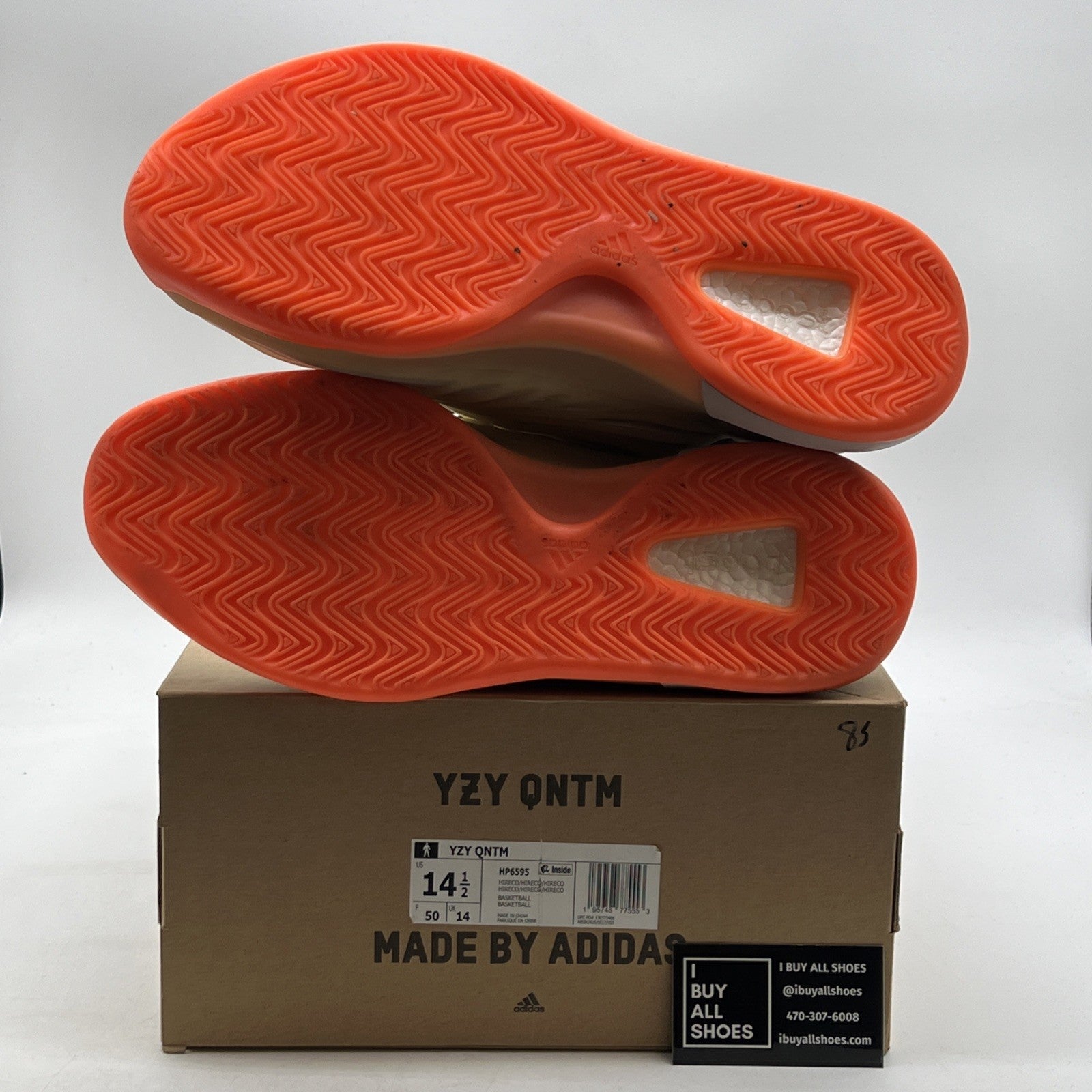 Size 14.5 - adidas Yeezy Quantum Hi-Res Coral (HP6595)