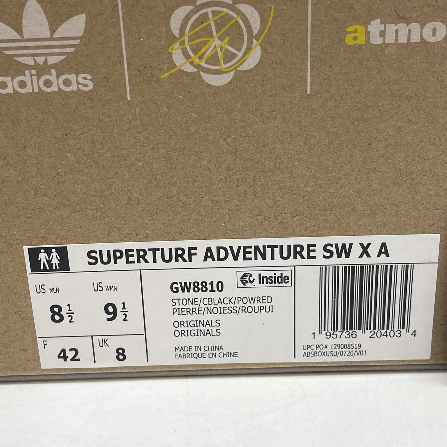 Size 8.5 - Sean Wotherspoon x atmos x Superturf Adventure Stone Orange (GW8810)