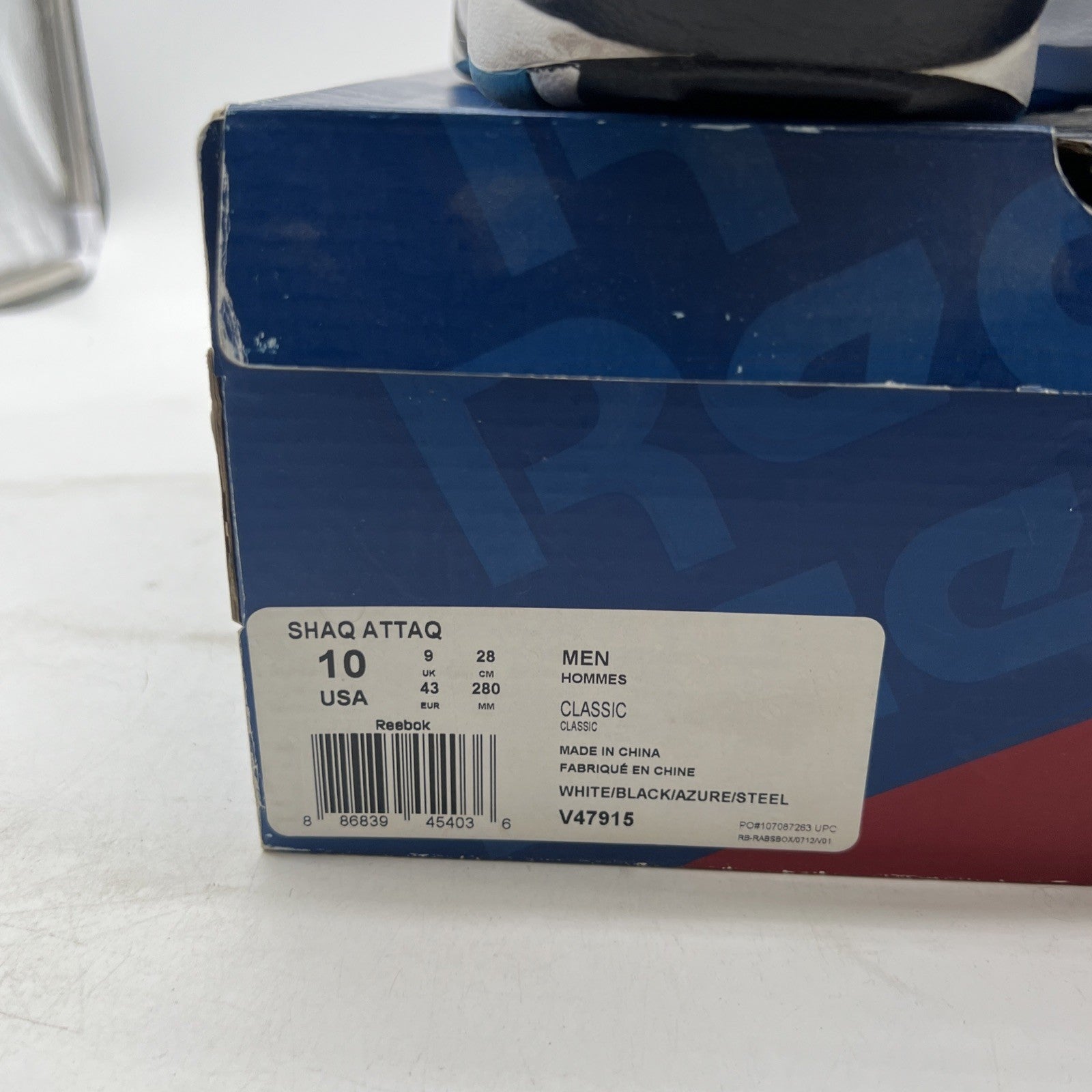 Size 10 - Reebok Shaq Attaq 2013 Orlando Magic (V47915)