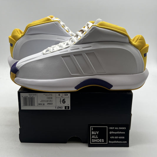 Size 9.5 - ADIDAS Crazy 1 Kobe Bryant Sneakers Lakers (GY9847)
