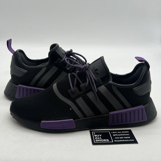 Size 13 - adidas NMD_R1 Black Active Purple (GW5664)