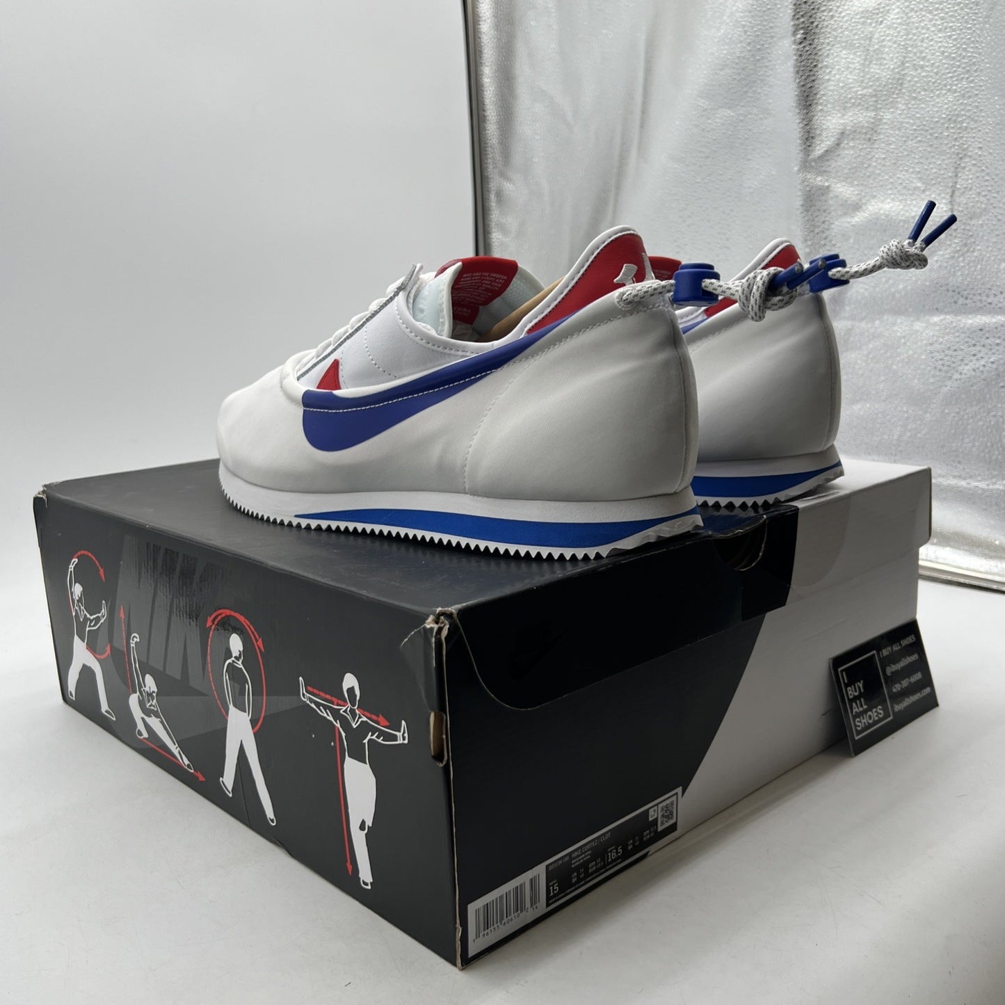 Size 15 - Nike CLOT x Cortez Forrest Gump (DZ3239-100)