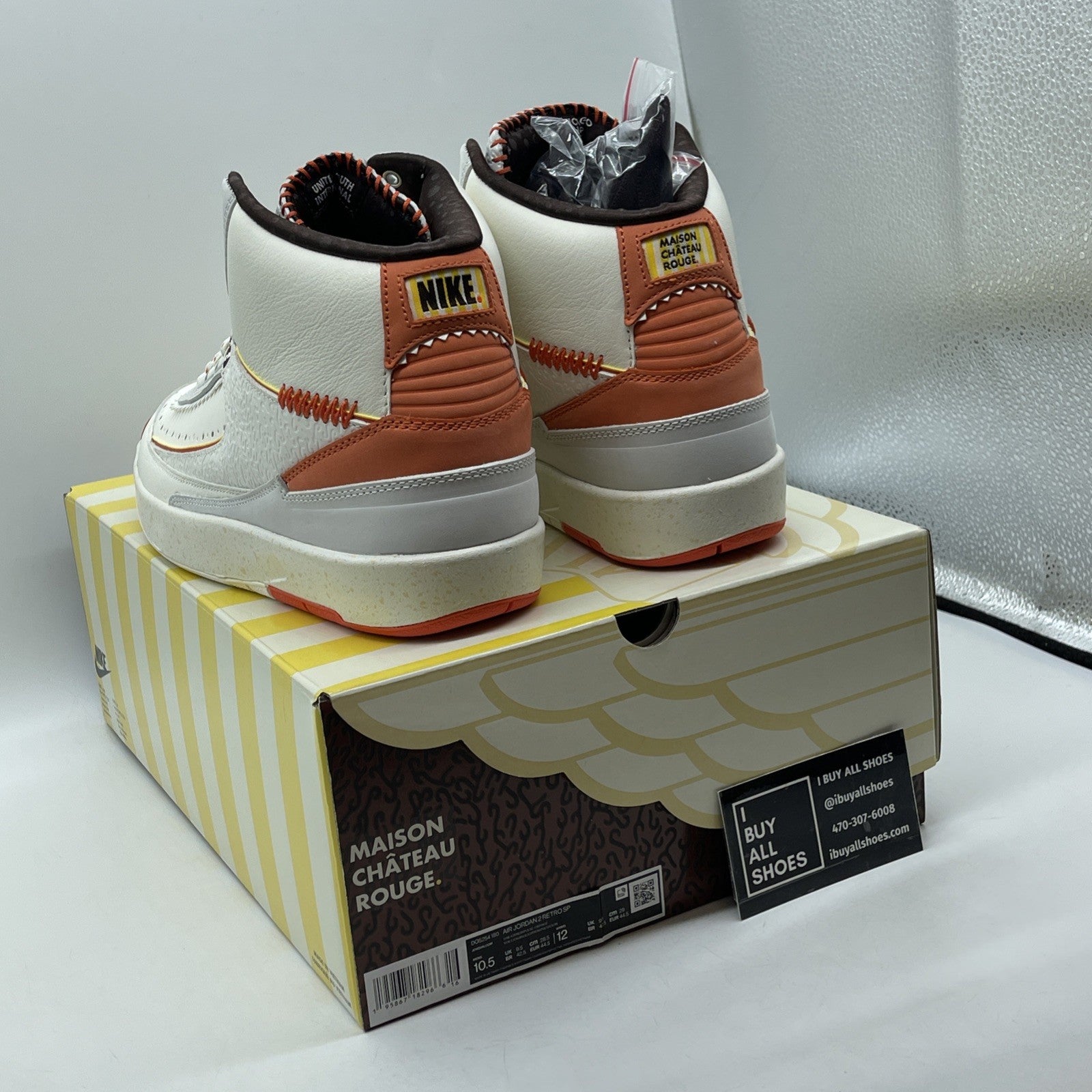 Size 10.5 - Maison Château Rouge x Air Jordan 2 United Youth International