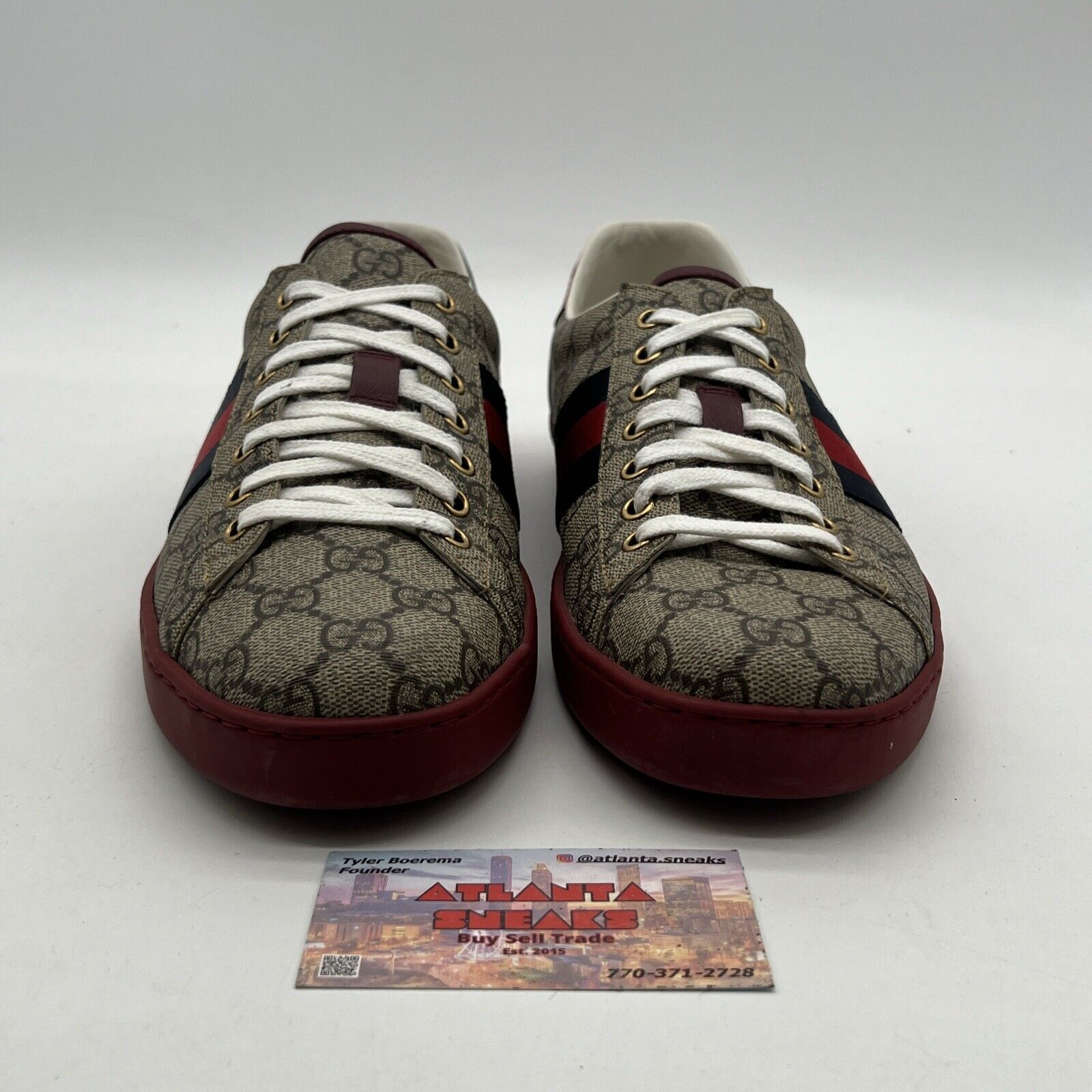 Size 9.5 - Men’s Gucci ACE GG Supreme Sneaker