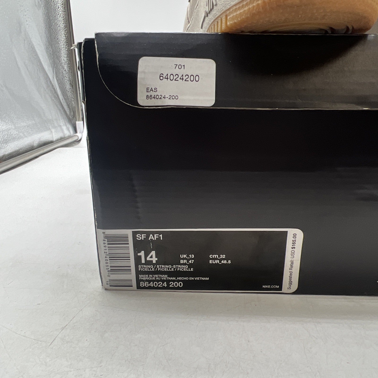 Size 14 - Nike SF Air Force 1 String (864024-200)