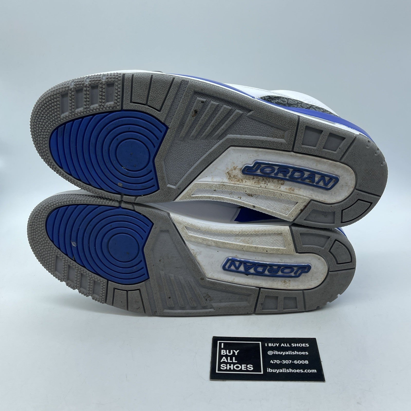 Size 10 - Jordan 3 Retro Mid Racer Blue White Suede Leather (CT8532-145)