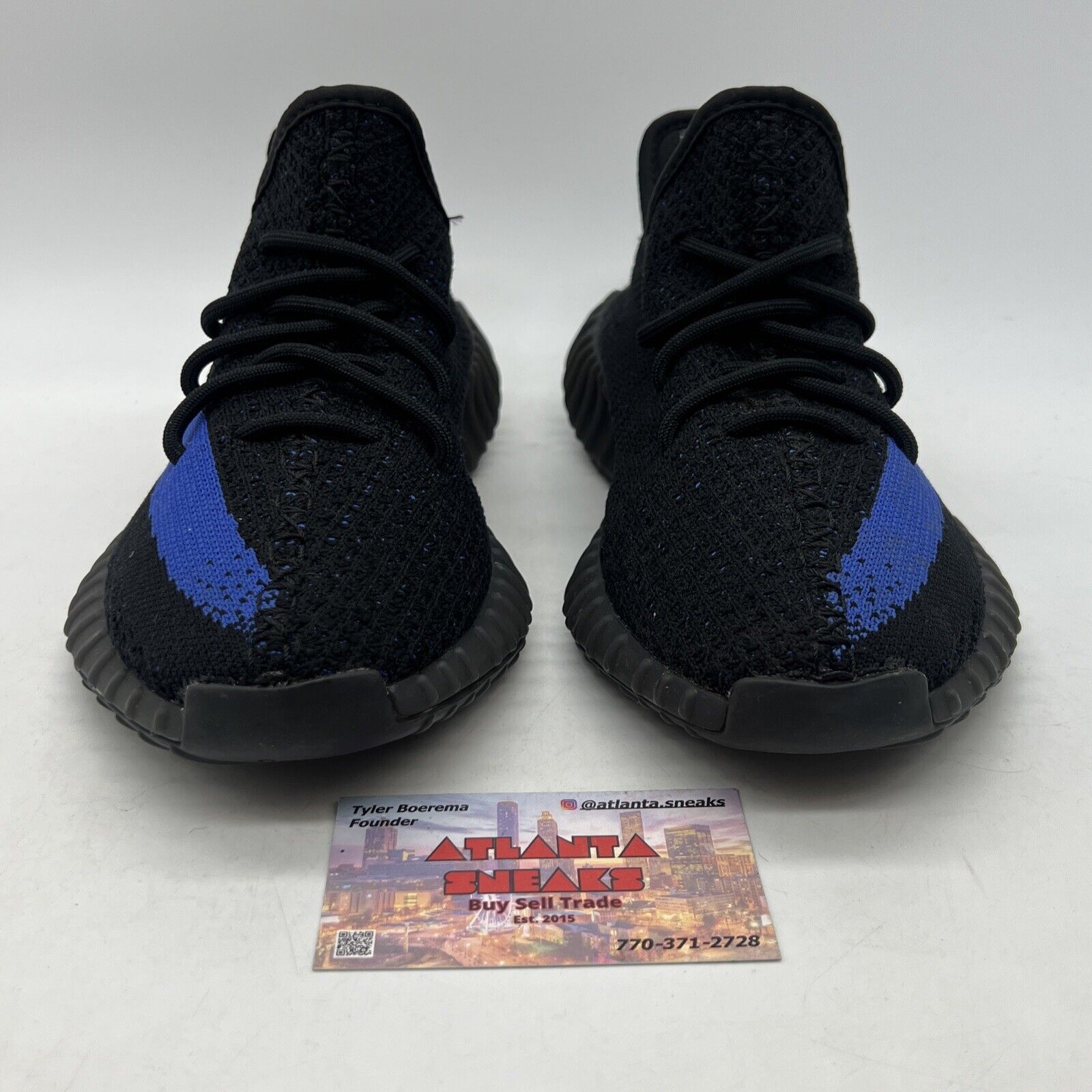 Size 6.5 - adidas Yeezy Boost 350 V2 Low Dazzling Blue Black (GY7164)