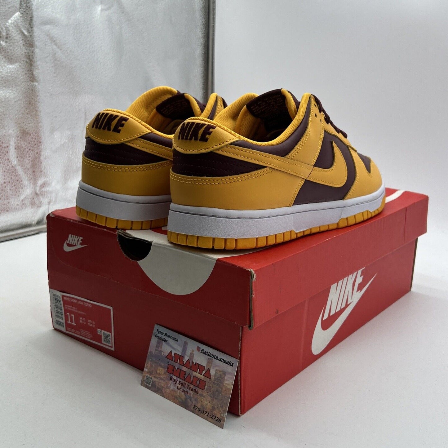 Size 11 - Nike Dunk Low Retro Arizona State Sun Devils 2022 (DD1391-702)