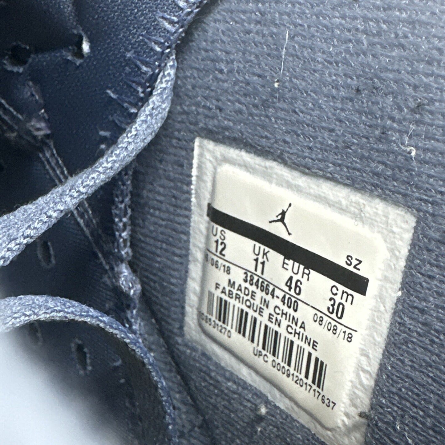 Size 12 - Jordan 6 Retro Jimmy Butler, Diffused Blue 2018 Rare Colroway OG With