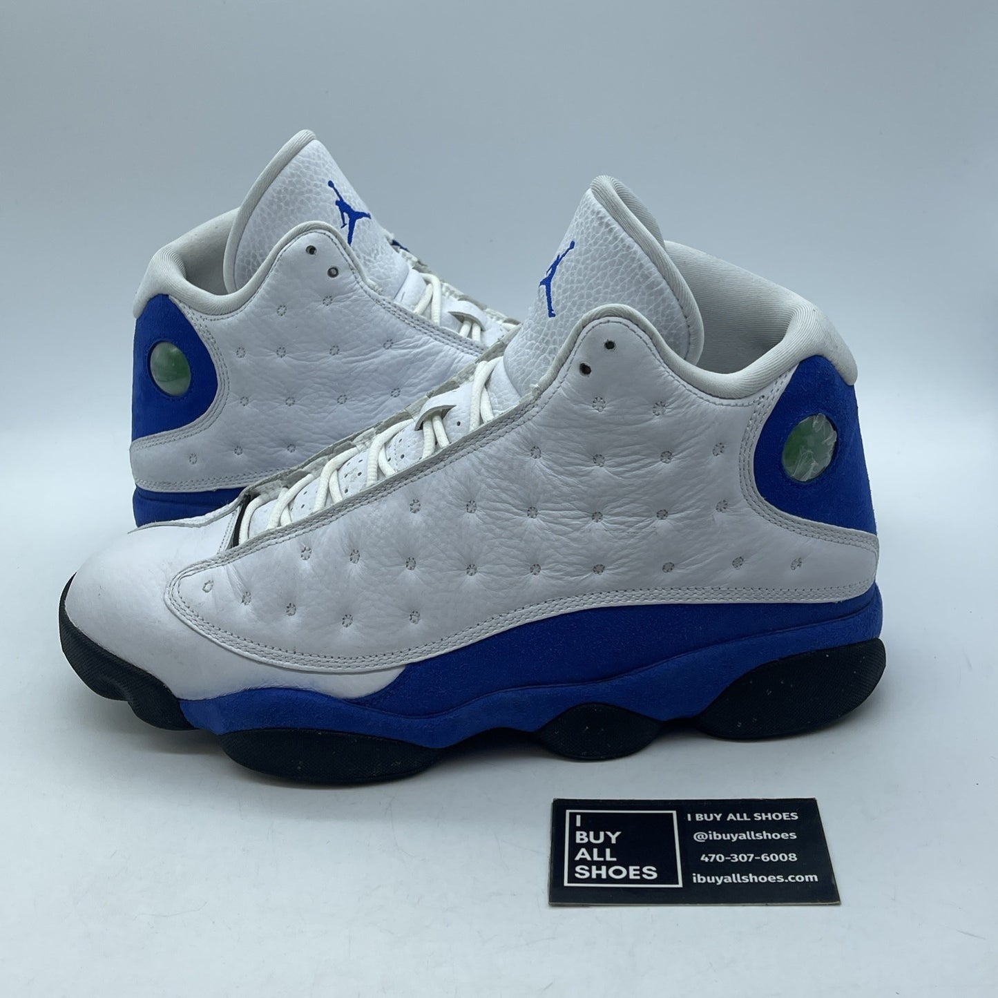 Size 12 - Air Jordan 13 Retro Hyper Royal Blue White Suede (414571-117)