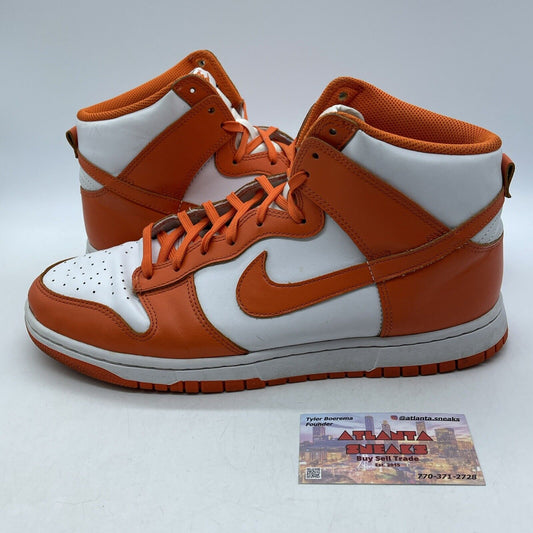 Size 11 - Nike Dunk SP 2021 High Syracuse Orange White Leather (DD1399-101)