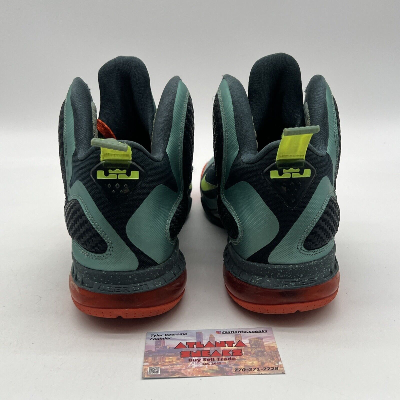 Size 11 - Nike LeBron 9 Cannon - Orange (469764-004)