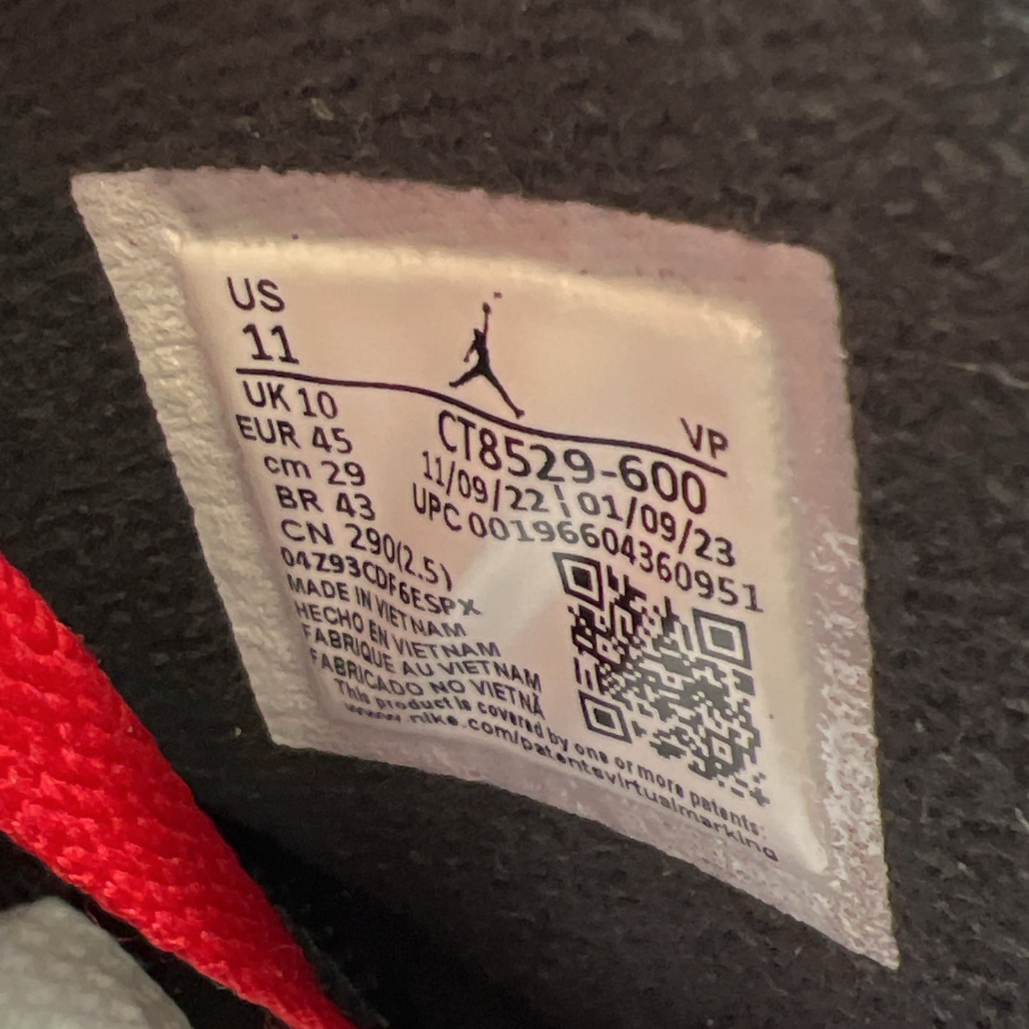 Size 11 - Air Jordan 6 Retro Toro Bravo (CT8529-600)
