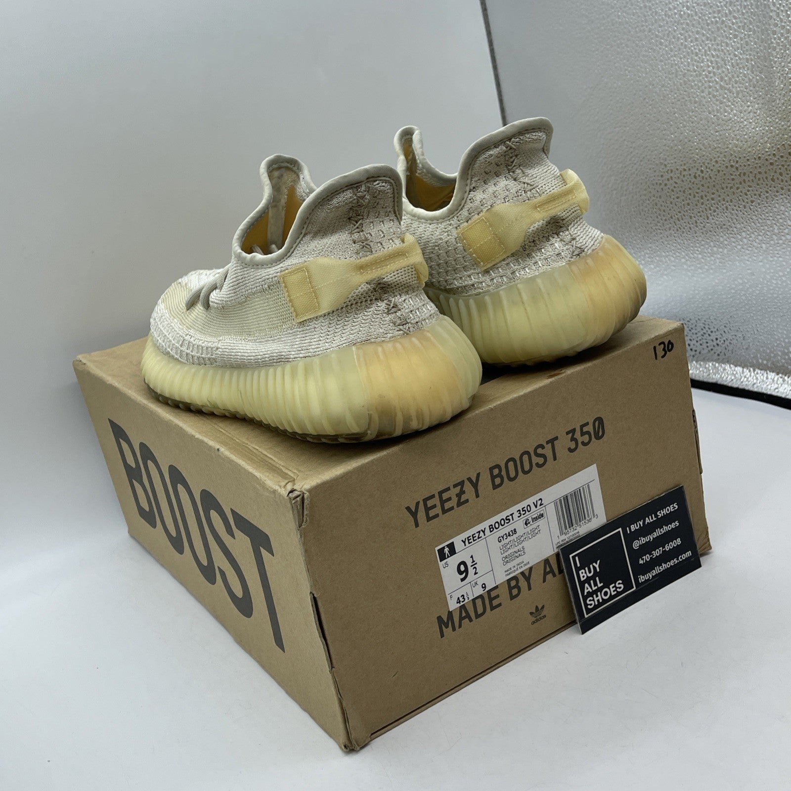 Size 9.5 - adidas Yeezy Boost 350 V2 Low Light Tan Suede (GY3438)
