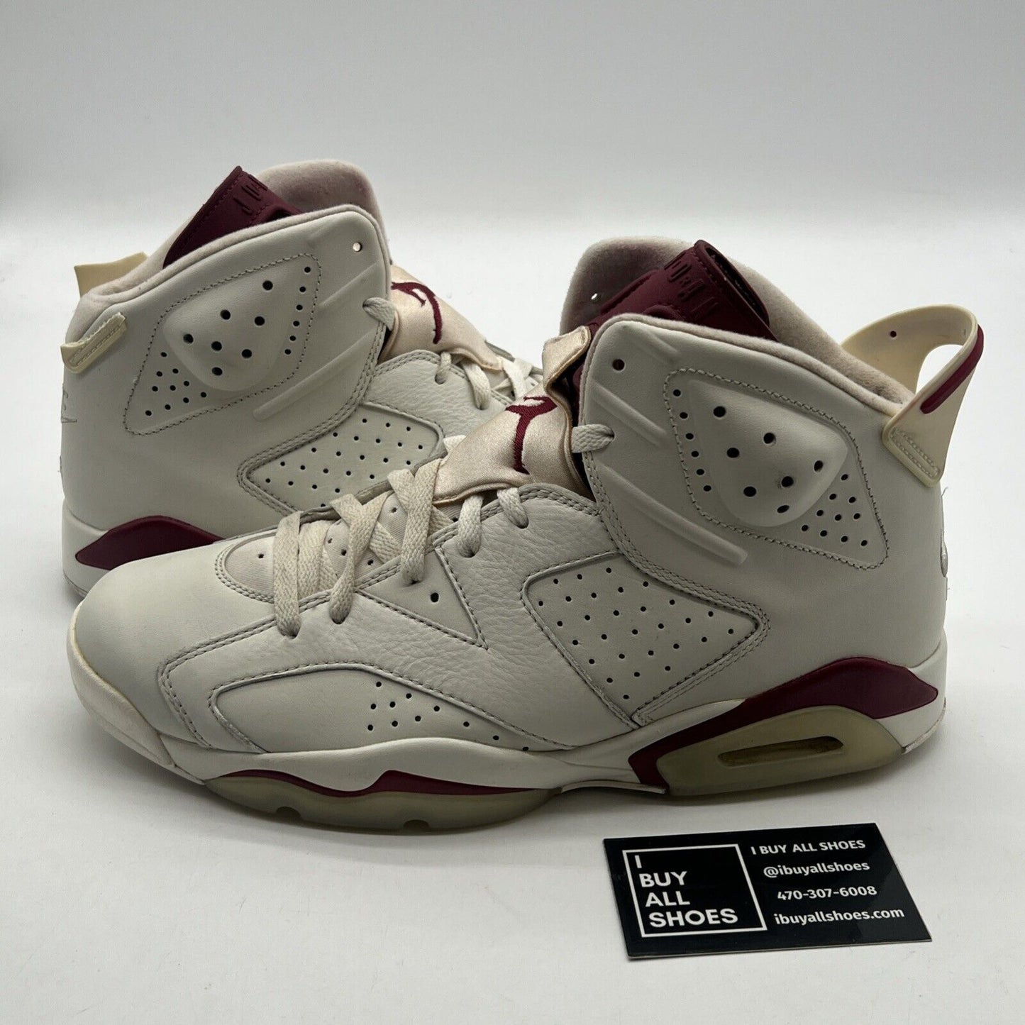 Size 11 - Air Jordan 6 Retro 2015 Maroon (384664-116)