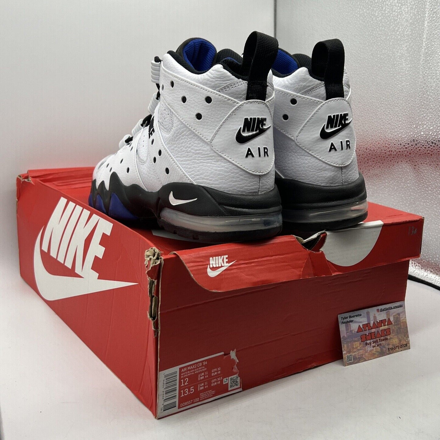 Size 12 - Nike Air Max 2 CB 94 Retro 2021 White Varsity Purple (DD8557-100)