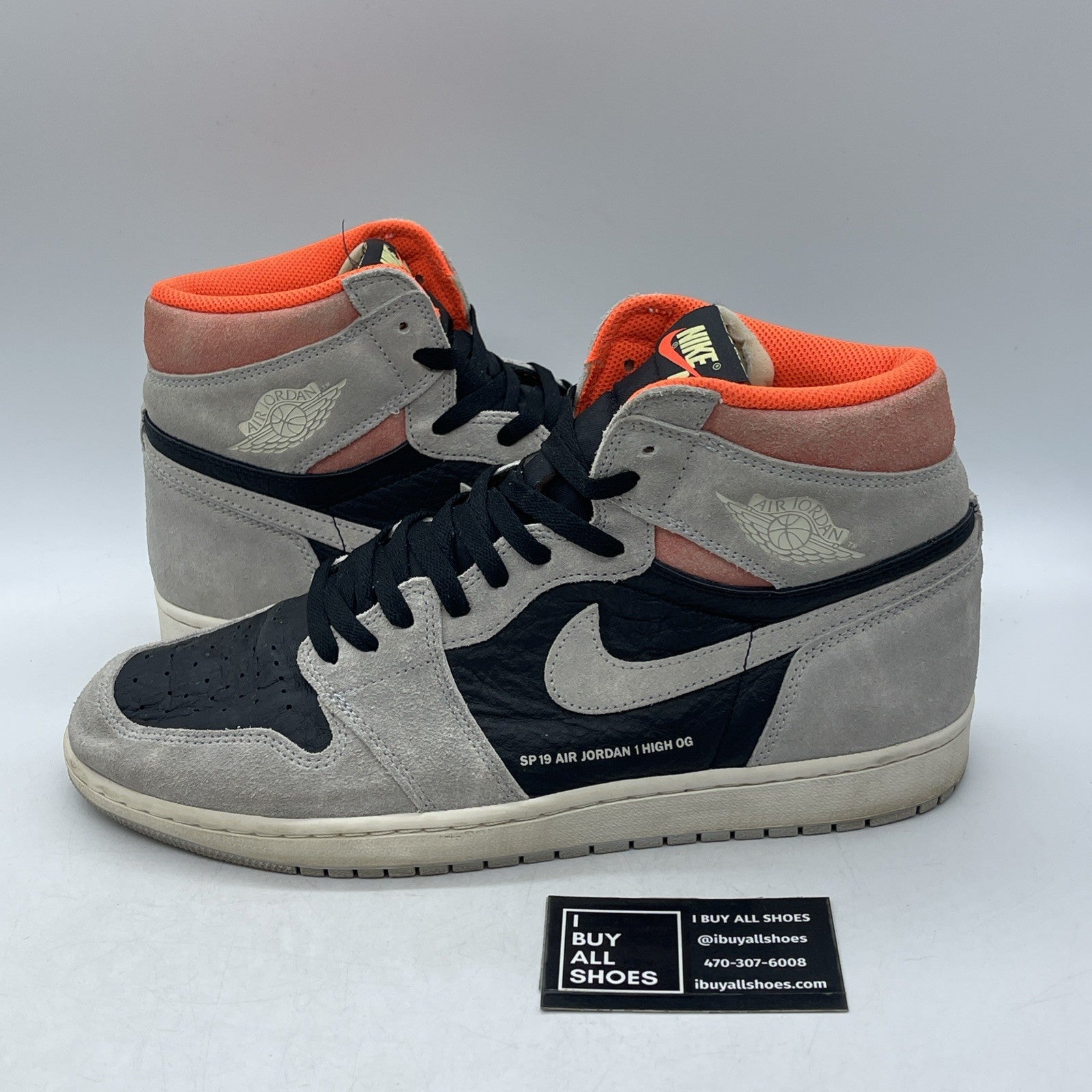 Size 13 - Air Jordan 1 Retro OG High Neutral Grey (555088-018)