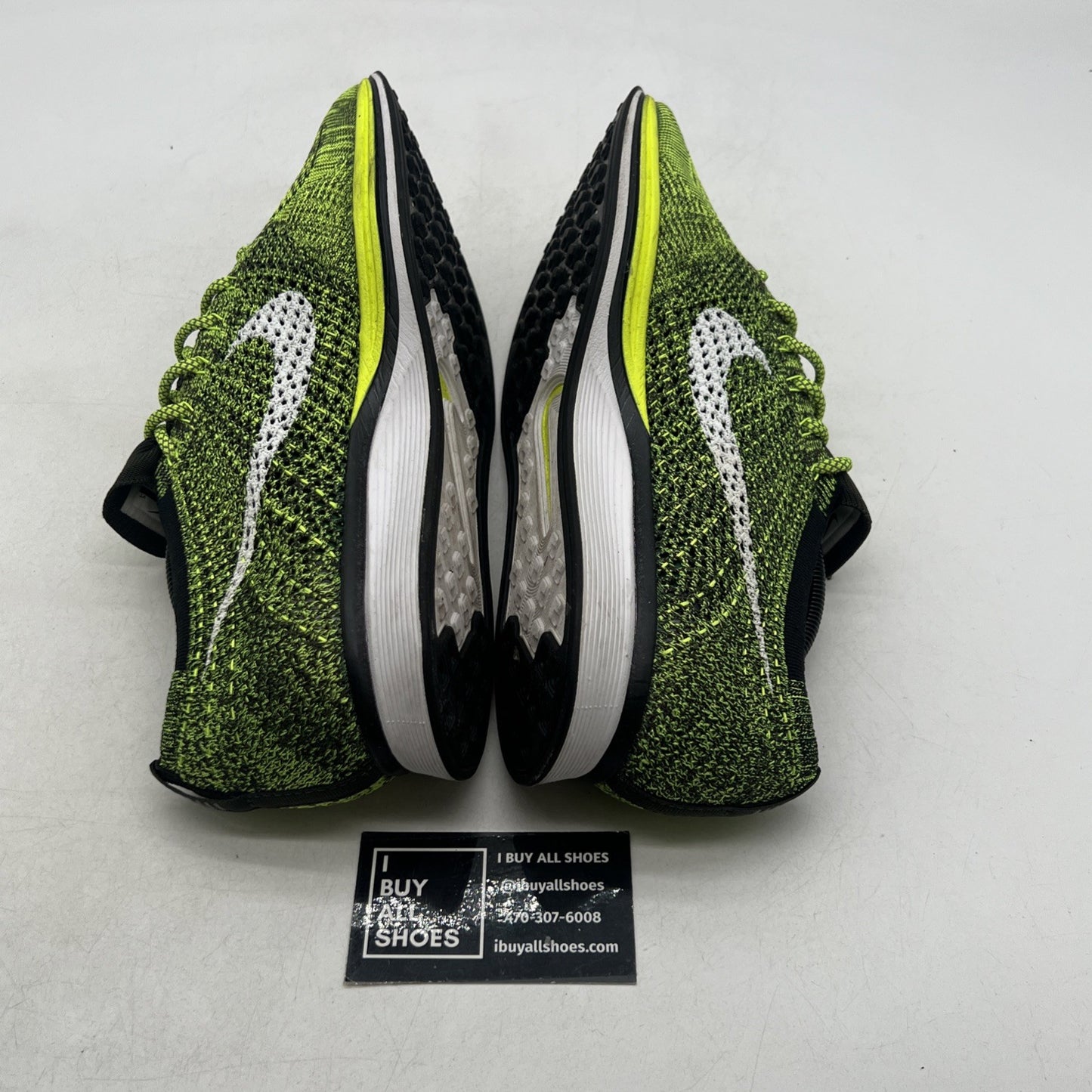 Size 12 - Nike Flyknit Racer Volt Sequoia (526628-731)
