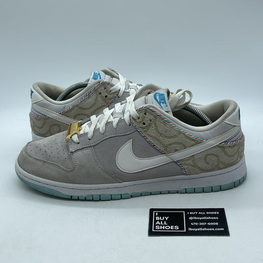 Size 11.5 - Nike Dunk SE Low Barber Shop - Grey Suede Leather (DH7614-500)
