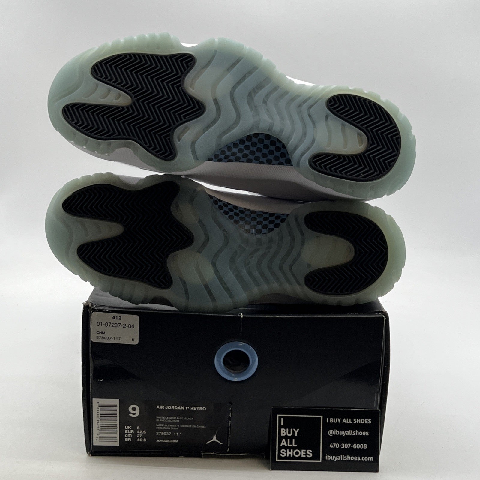 Size 9 - Air Jordan 11 Retro High Legend Blue (378037-117)