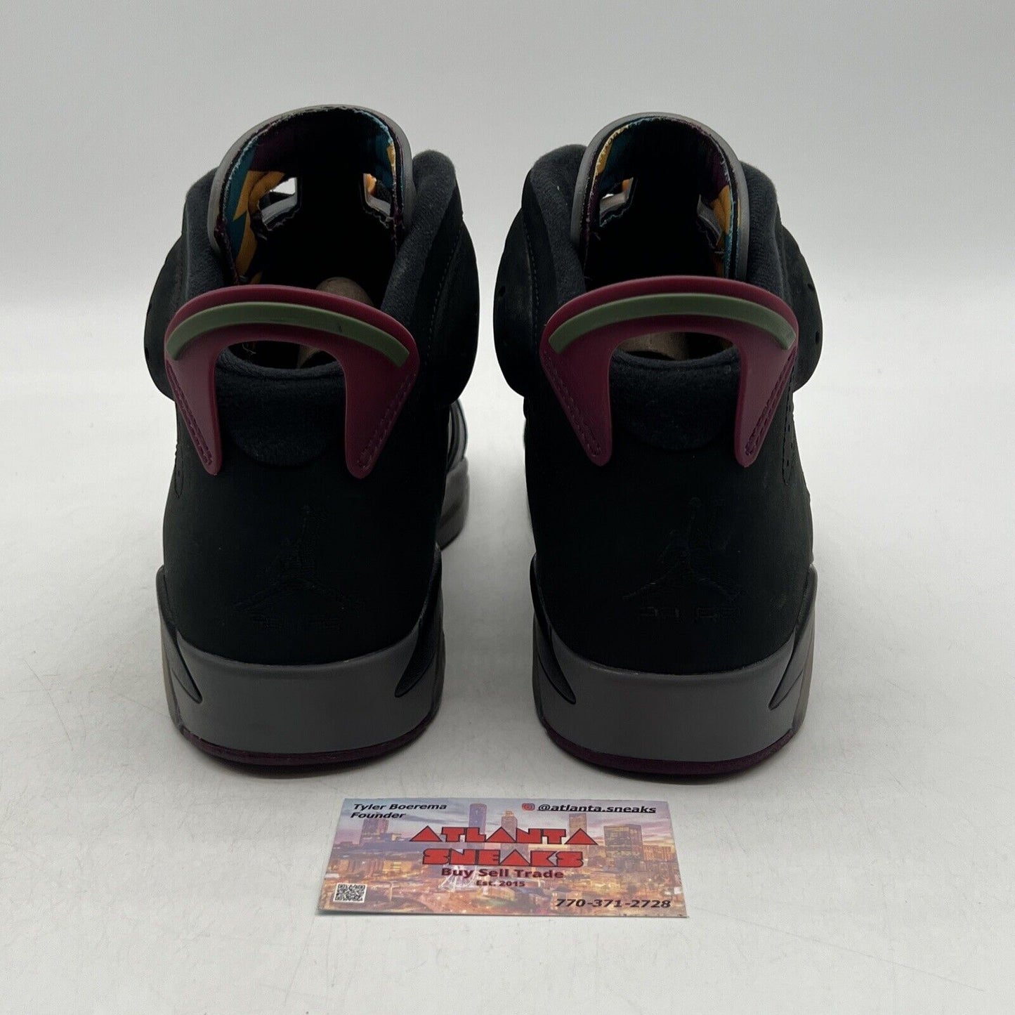 Size 8.5 - Jordan 6 Bordeaux Black Grey Yellow Suede Maroon (CT8529-063)