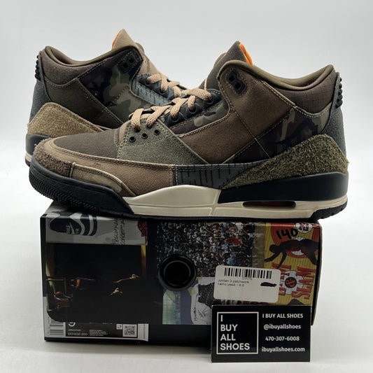 Size 9.5 - Air Jordan 3 Retro Patchwork 2021 (DO1830-200)