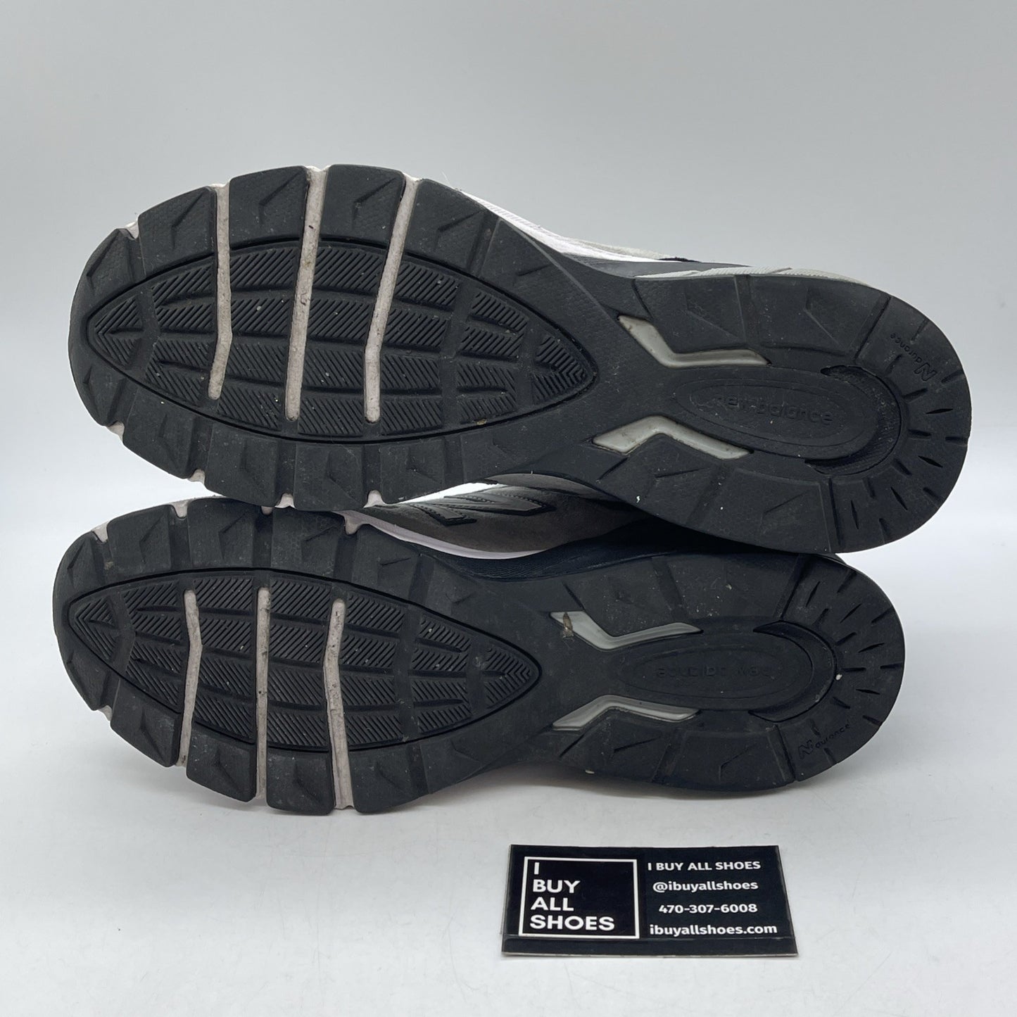 Size 9 - New Balance 990v5 Made In USA Black Grey Suede Leather (M990GB5)