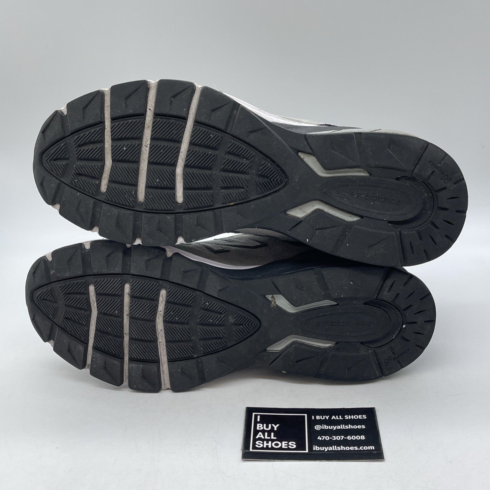 Size 9 - New Balance 990v5 Made In USA Black Grey Suede Leather (M990GB5)