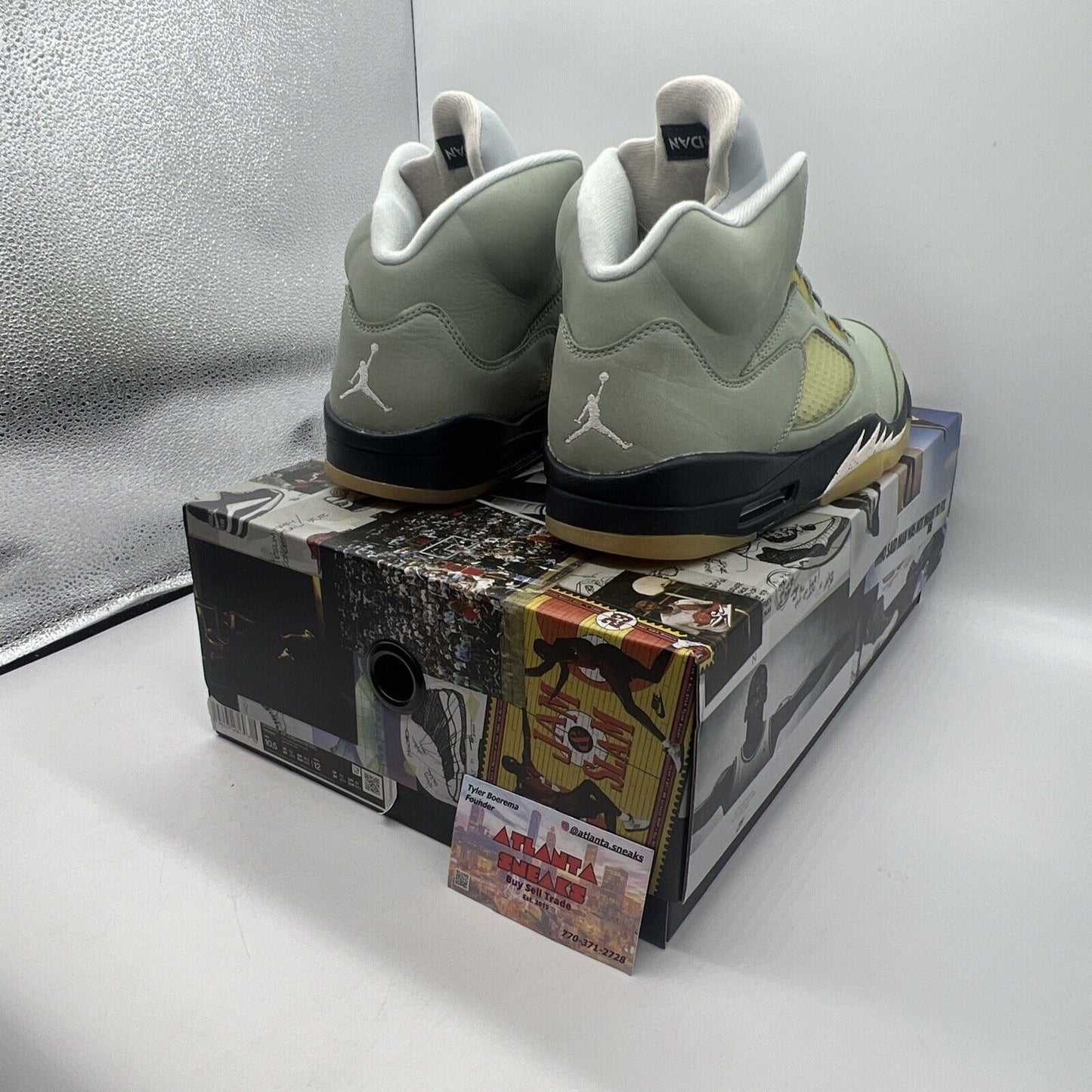 Size 10.5 - Jordan 5 JADE HORIZON 2022 Brand New Og All