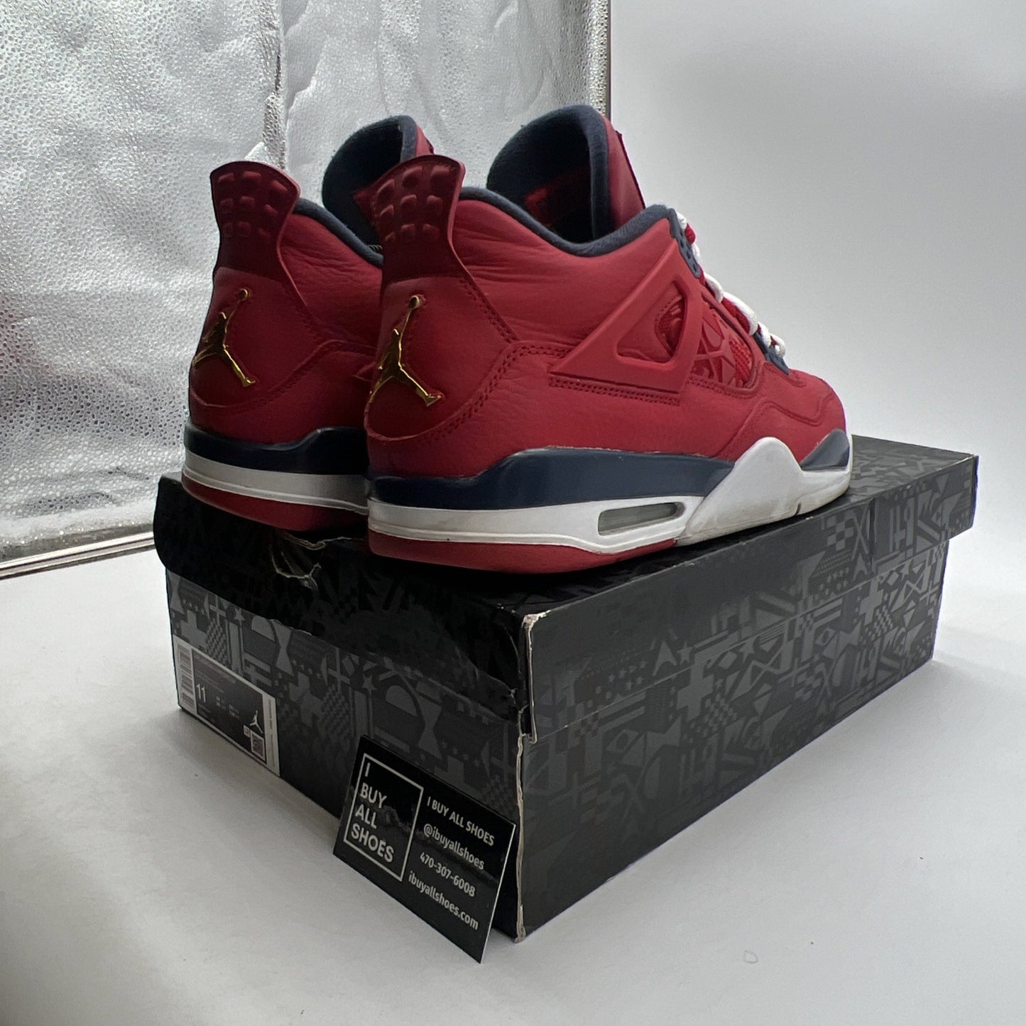 Size 11 - Air Jordan 4 Retro FIBA (CL1184-617)