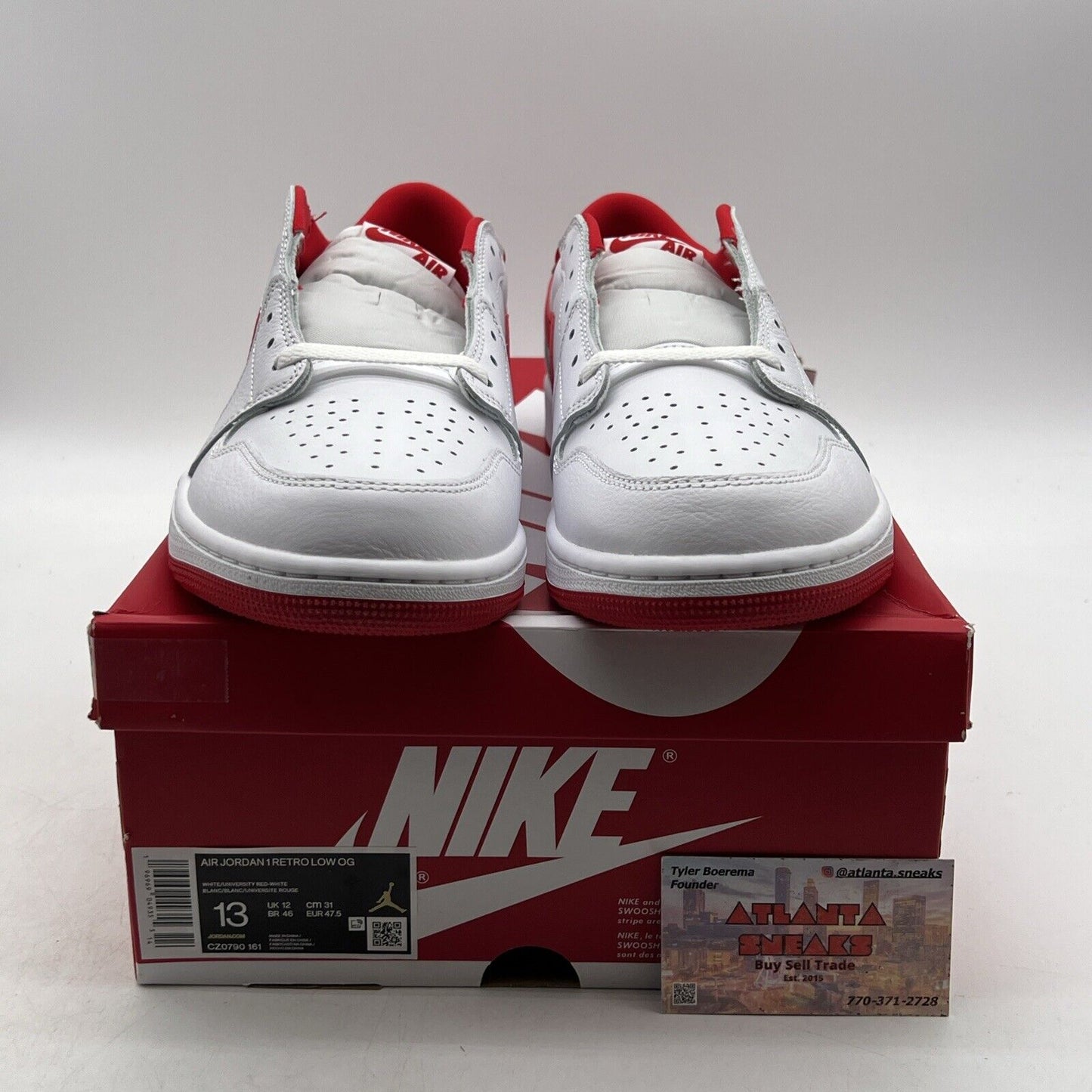 Size 13 - Air Jordan 1 Retro OG Low University Red (CZ0790-161)