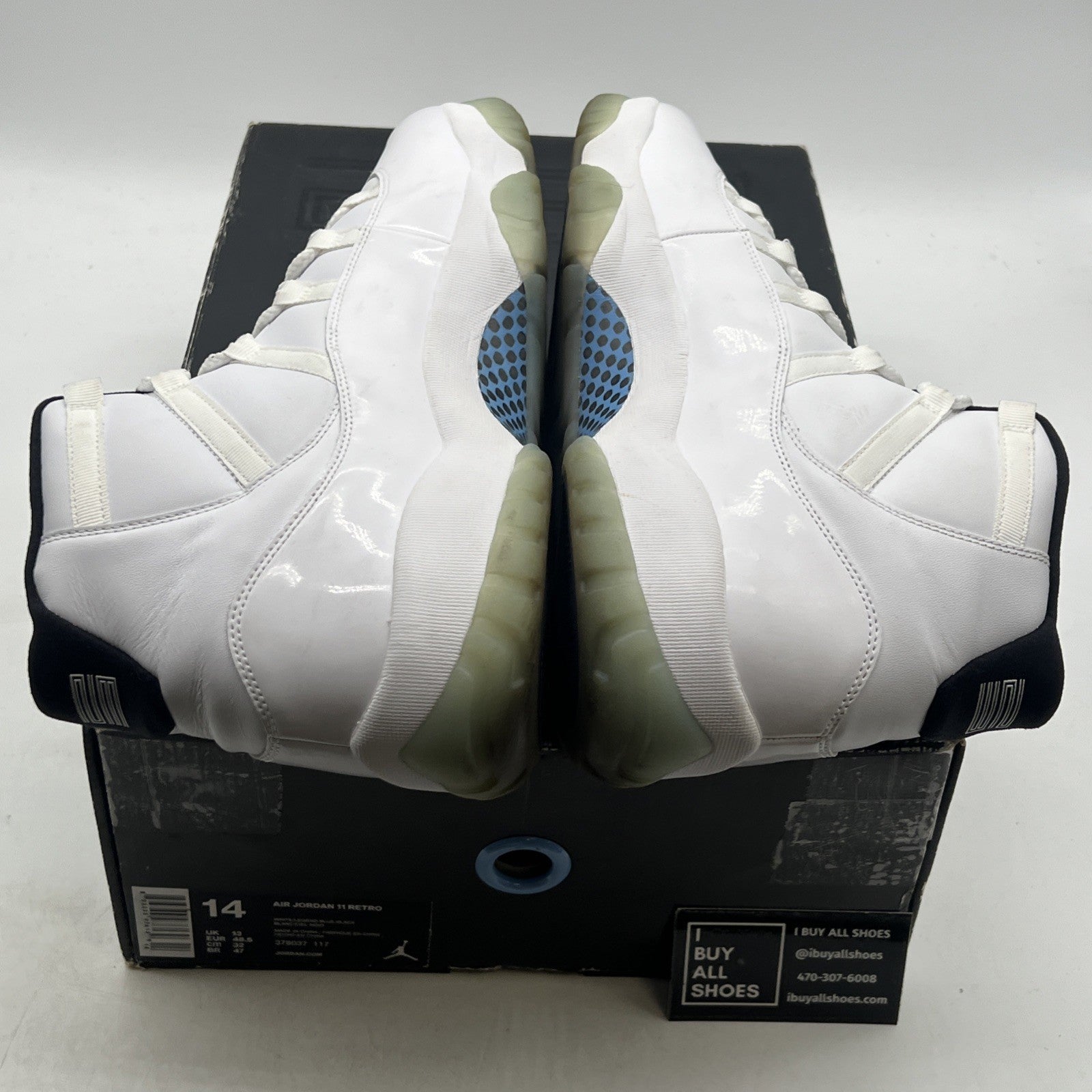Size 14 - Air Jordan 11 Retro High Legend Blue (378037-117)