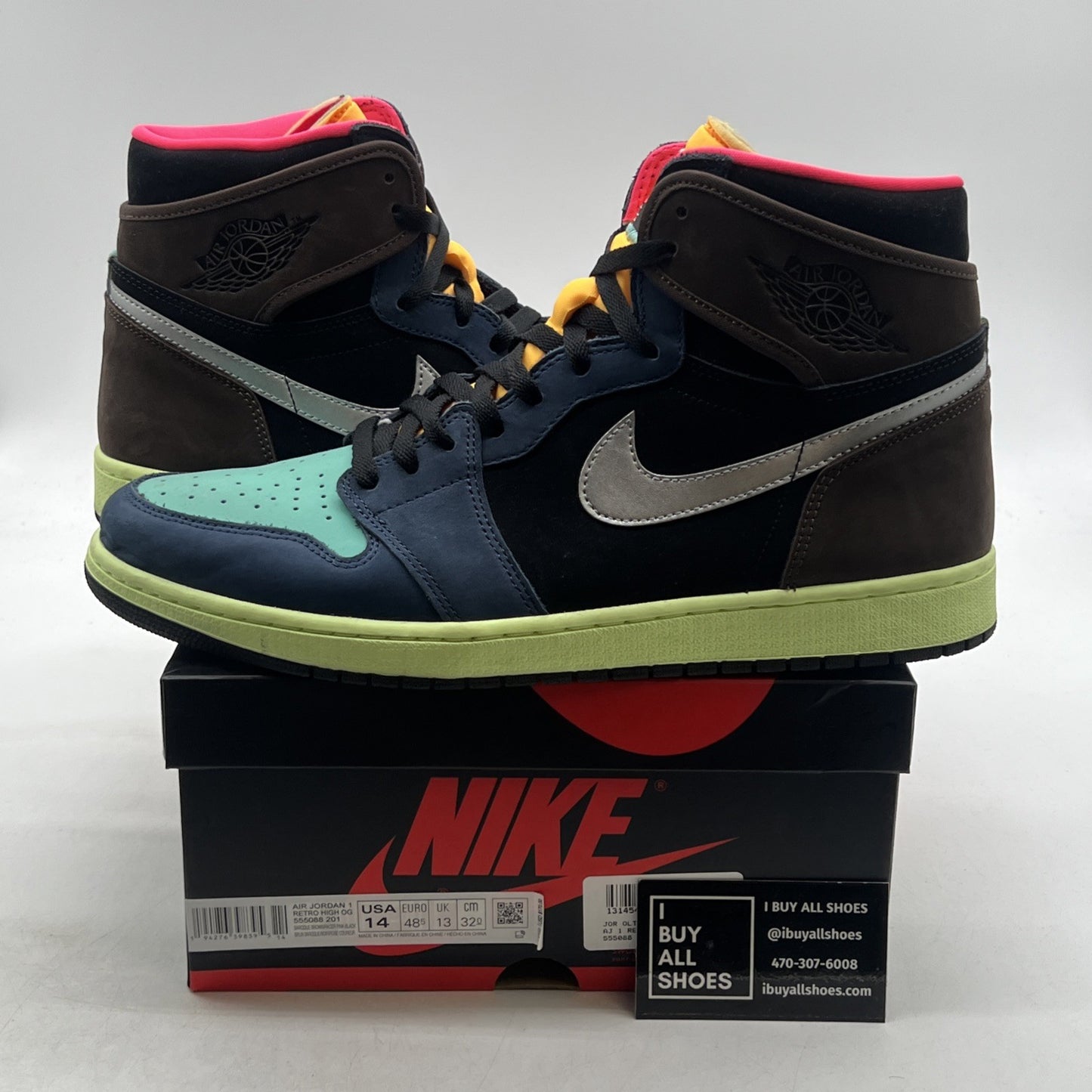 Size 14 - Air Jordan 1 Retro High Tokyo Bio Hack (555088-201)