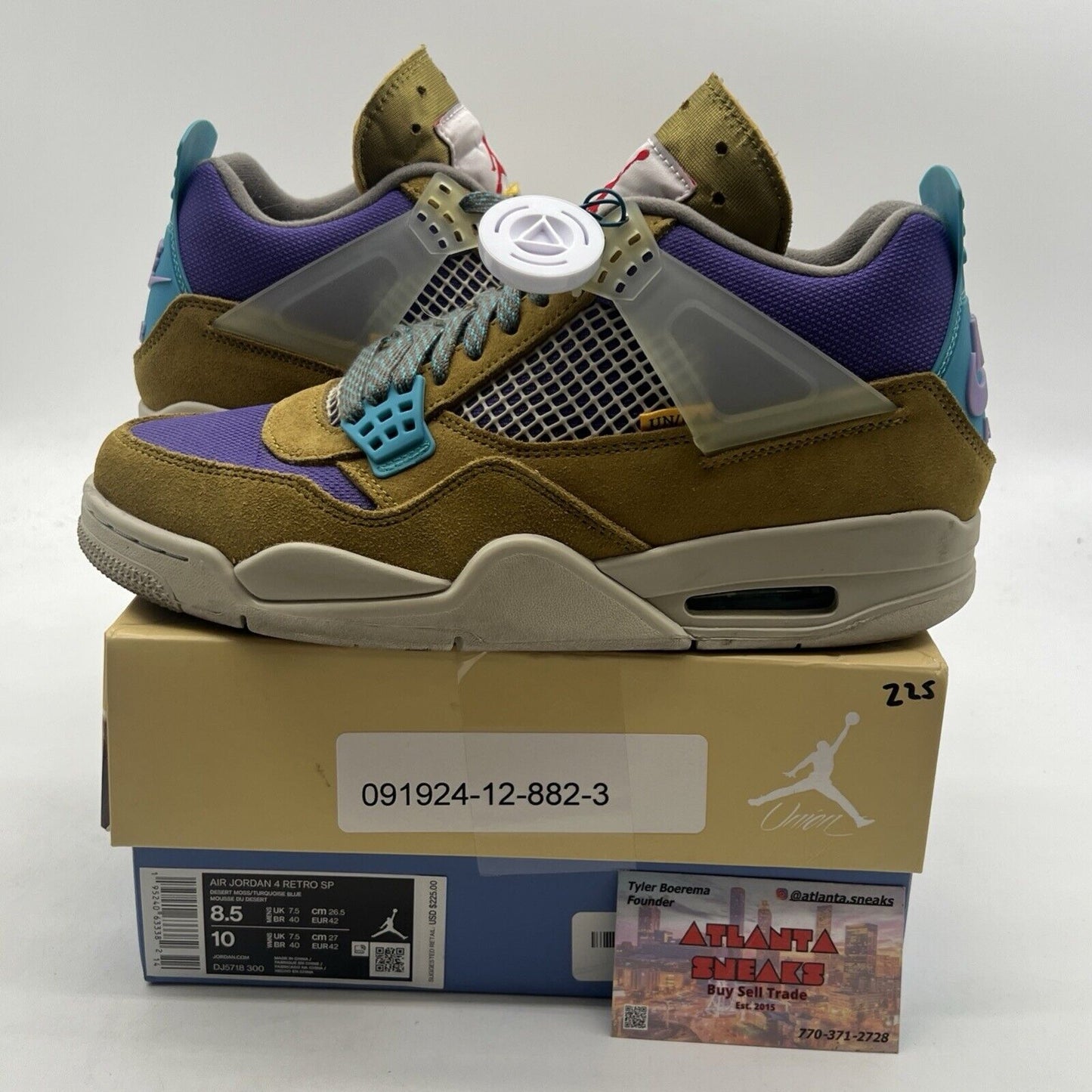 Size 8.5 - Air Jordan 4 Retro SP x Union 30th Anniversary (DJ5718-300)