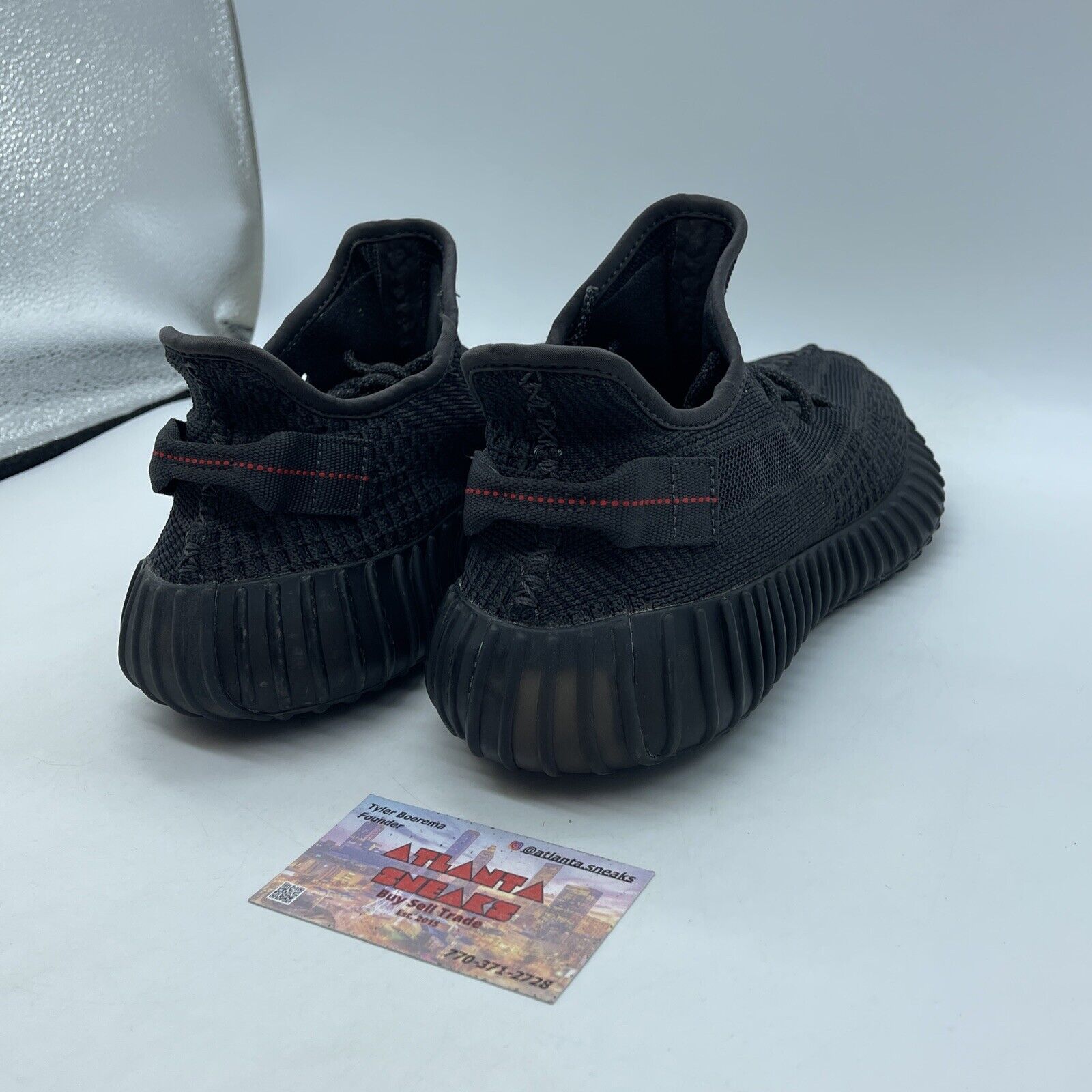 Size 9 - adidas Yeezy Boost 350 V2 Low Black Non-Reflective Red Suede (FU9006)