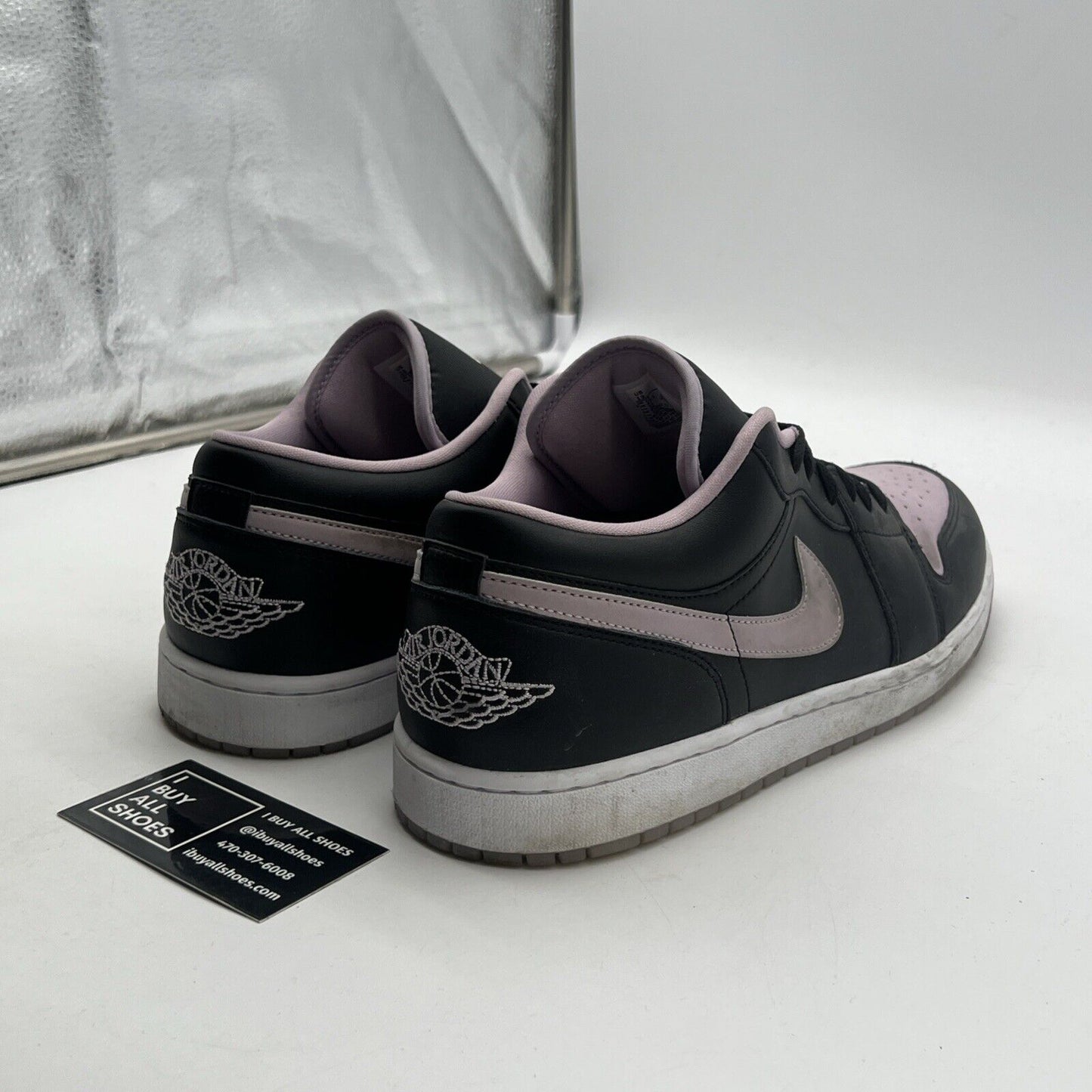 Size 13 - Air Jordan 1 SE Low Black Iced Lilac (DV1309-051)
