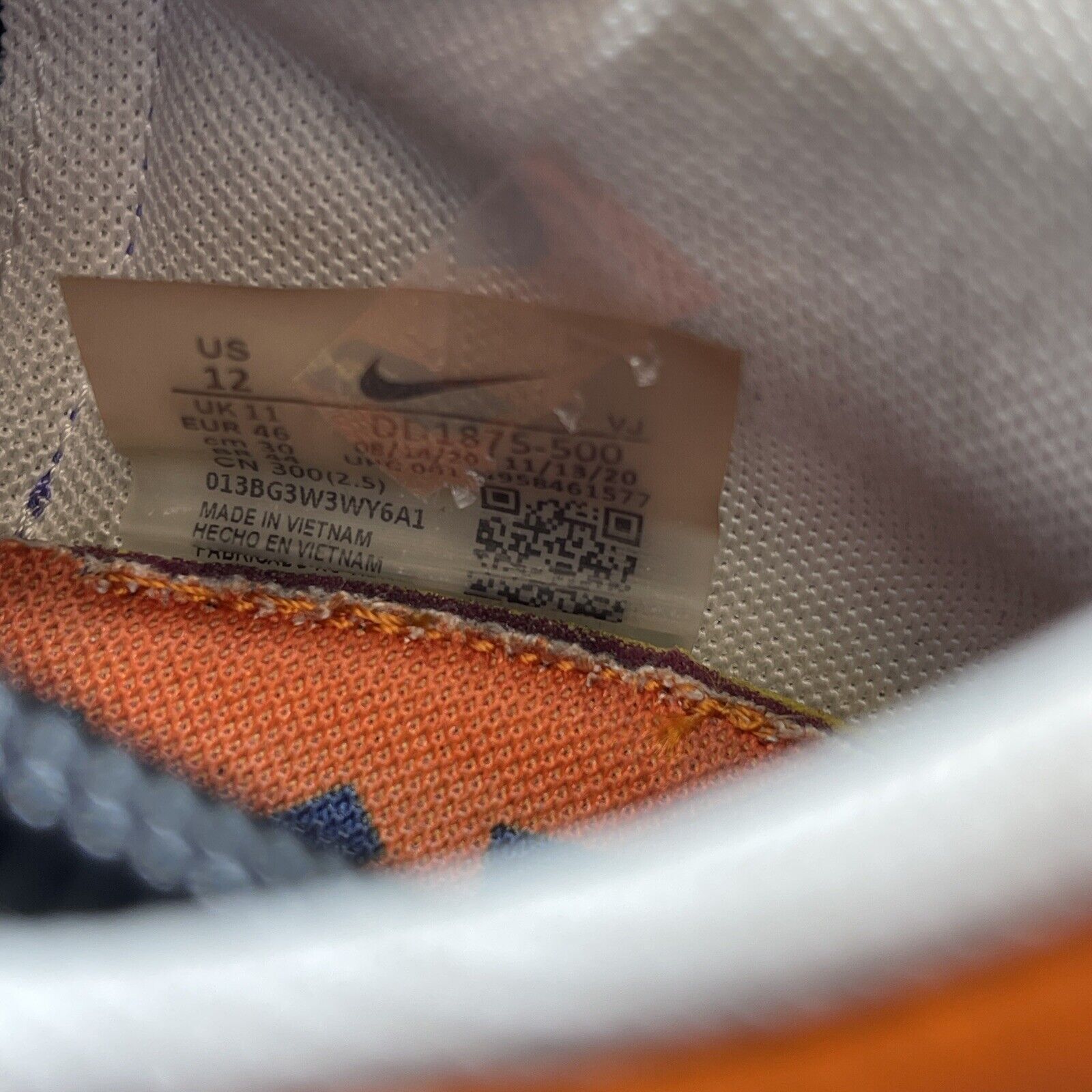 Size 12 - Nike sacai x VaporWaffle Dark Iris Purple Suede Leather (DD1875-500)