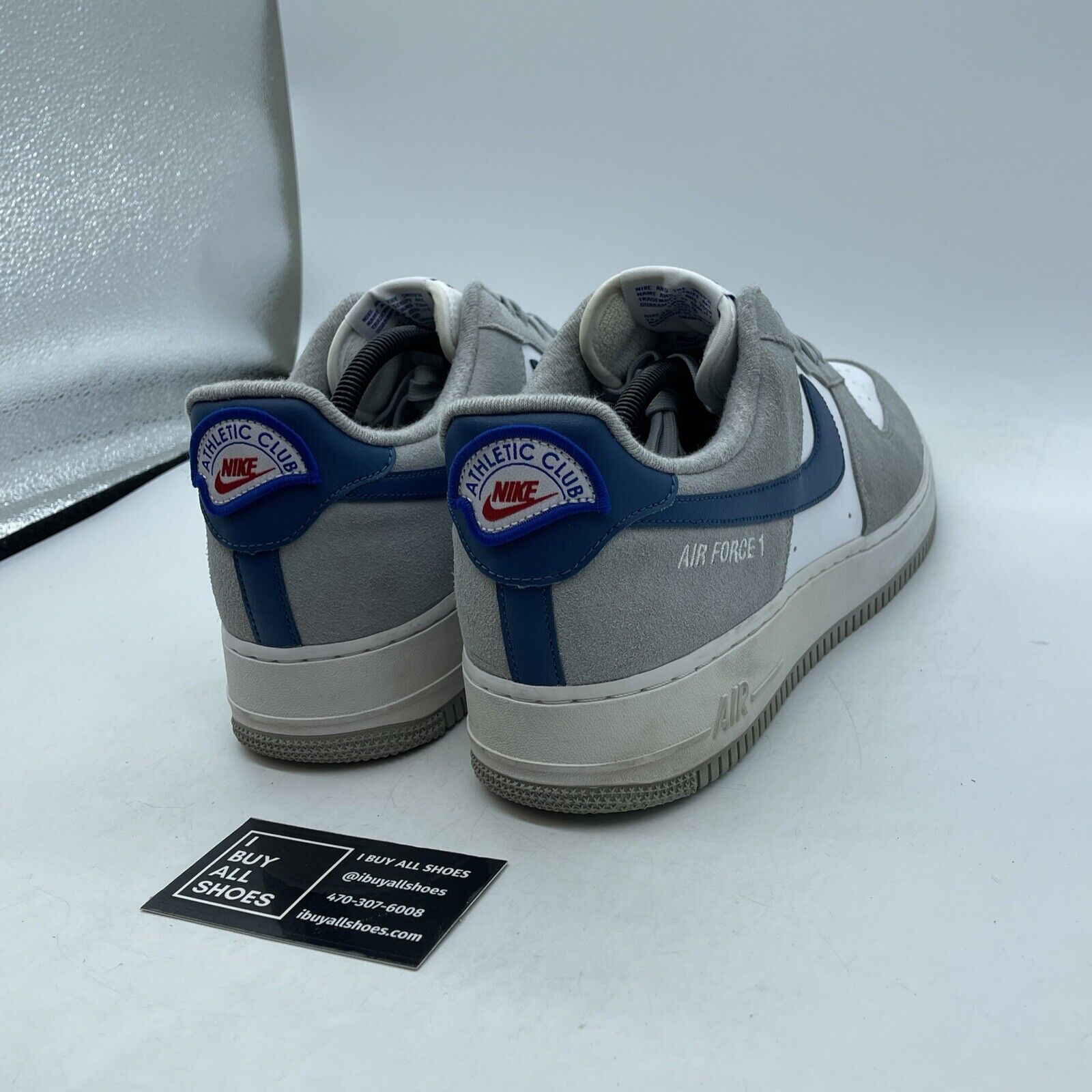 Size 11 - Nike Air Force 1 '07 LV8 Athletic Club White Blue (DH7568-001)