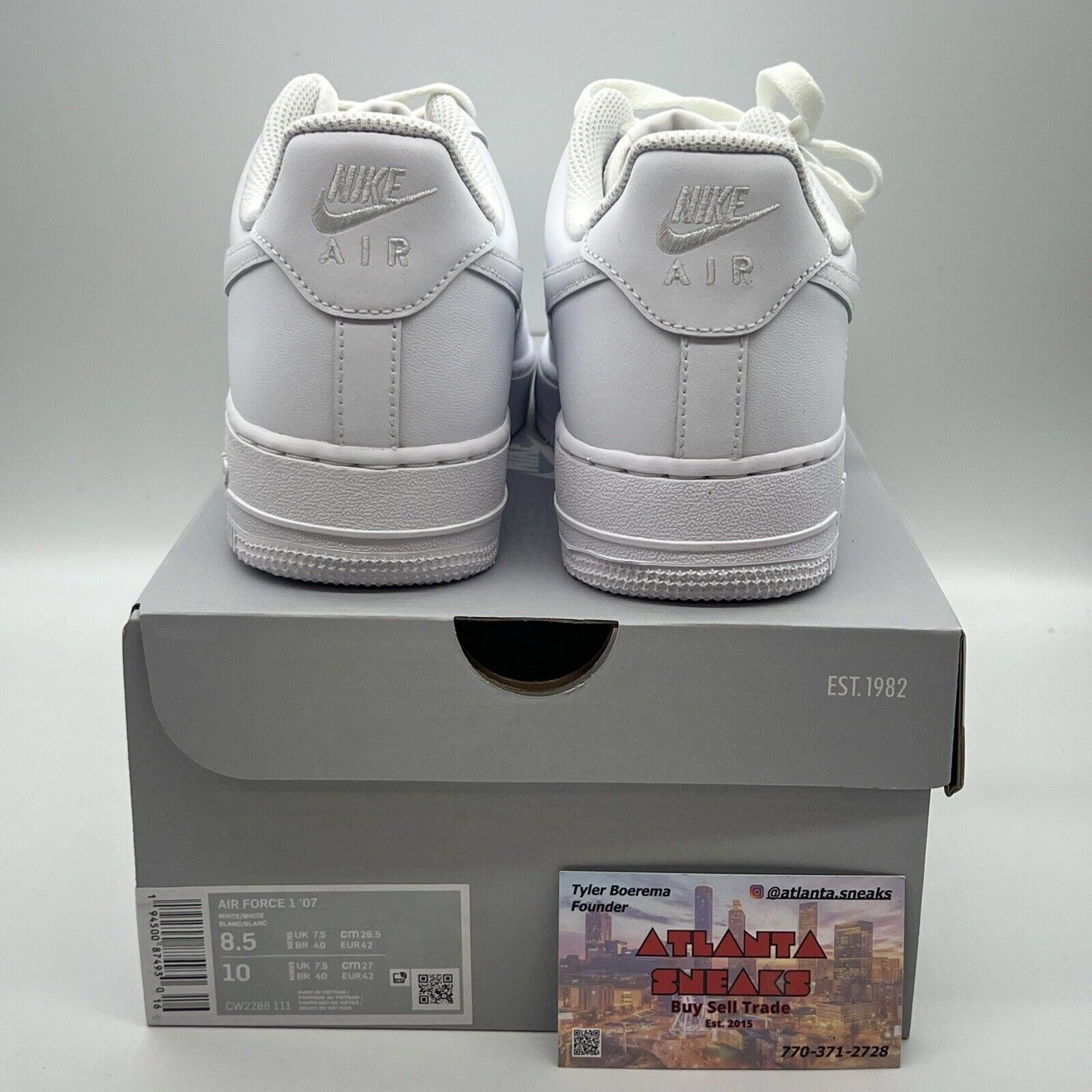 Nike Air Force 1 White Men's Shoe