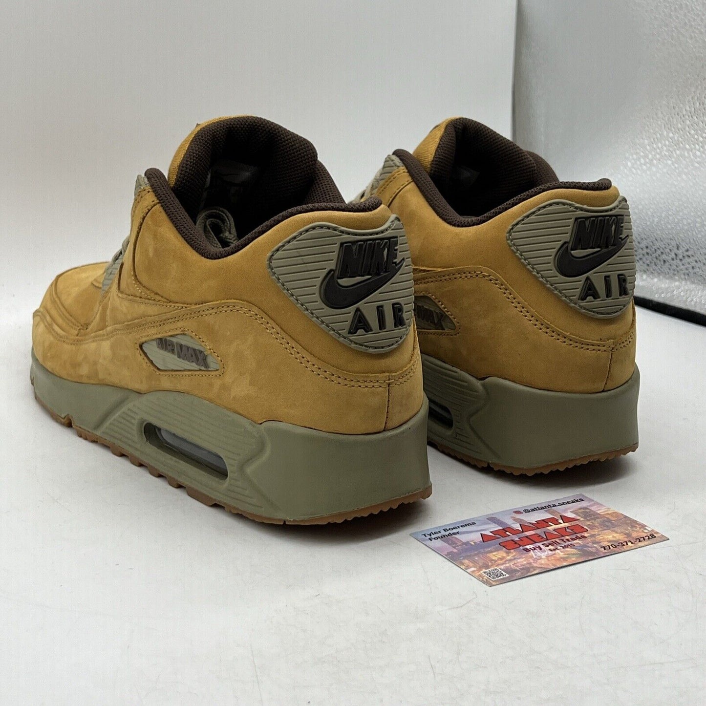 Size 11.5 - Nike Air Max '90 Winter Premium Brown Suede Green (683282-700)