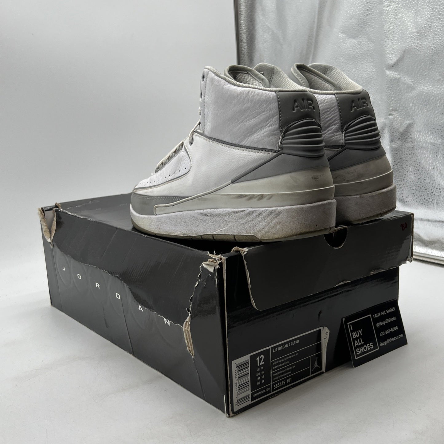 Size 12 - Air Jordan 2 Retro 25th Anniversary (385475-101)