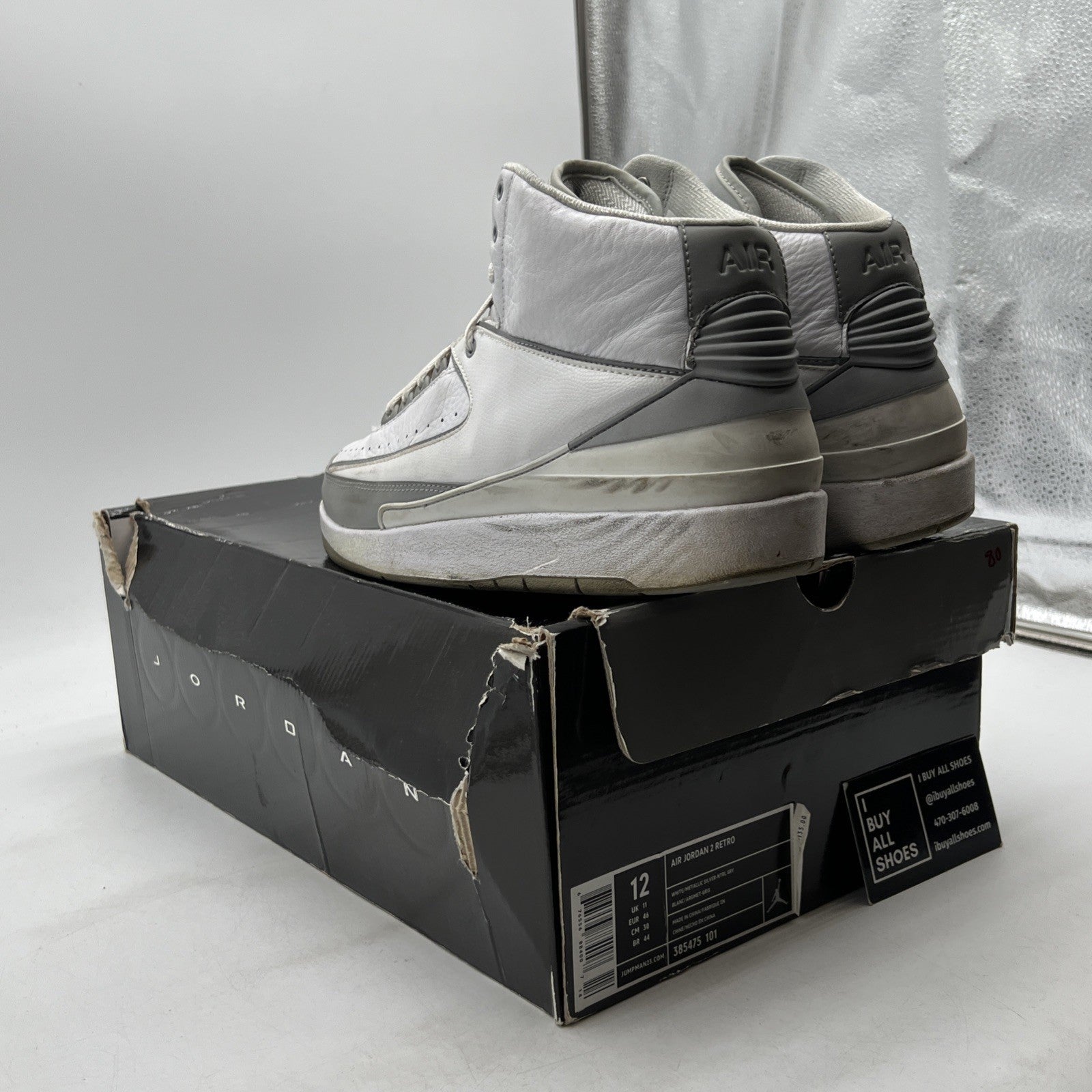 Size 12 - Air Jordan 2 Retro 25th Anniversary (385475-101)